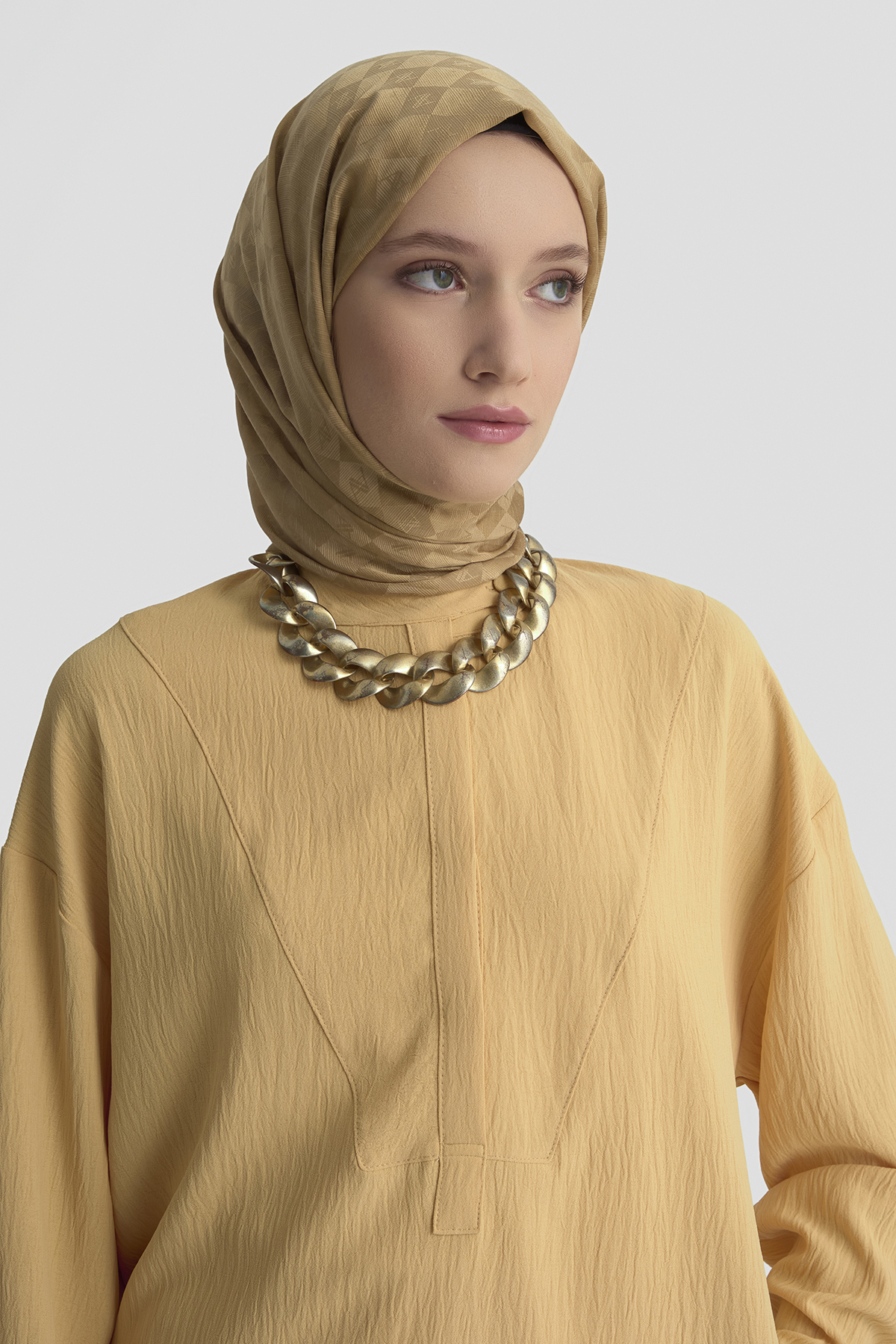 ARMİNE Tunik Pantolon Takım Camel görsel 4