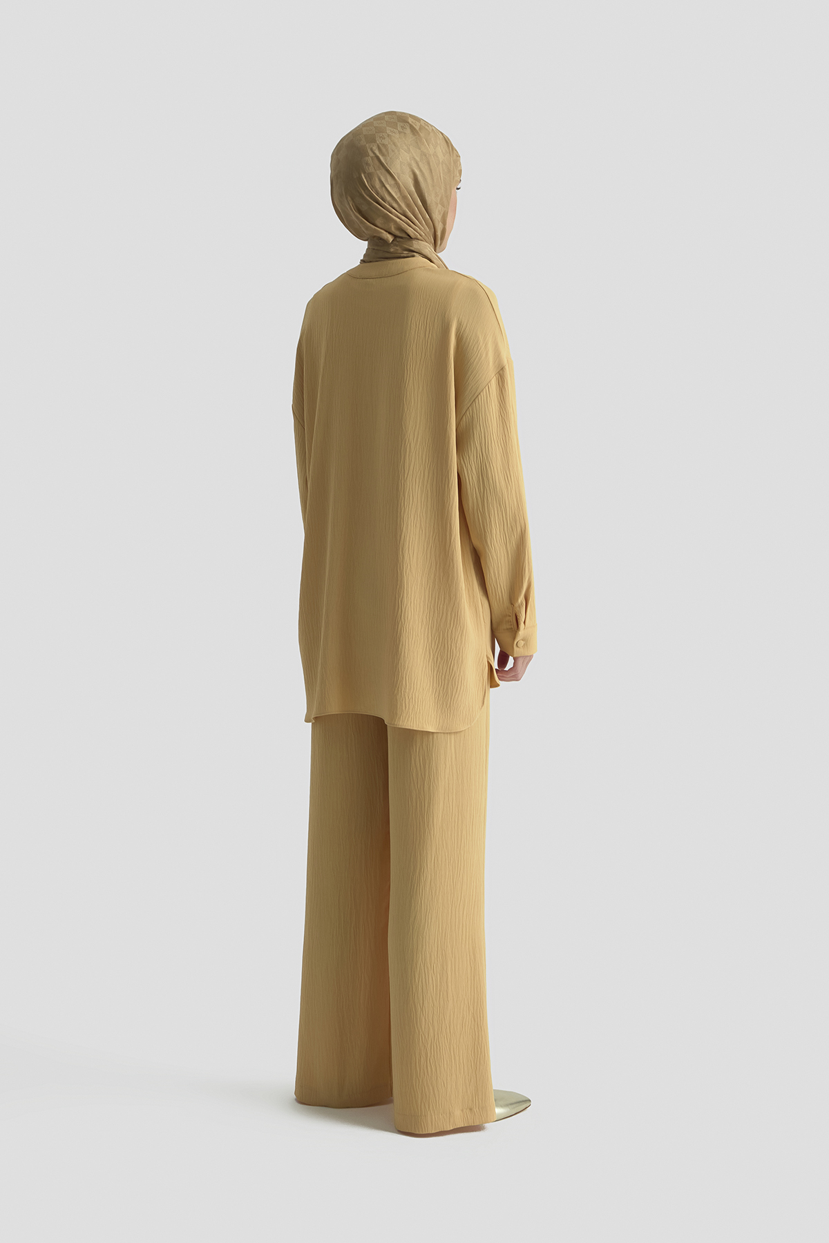 ARMİNE Tunik Pantolon Takım Camel görsel 6