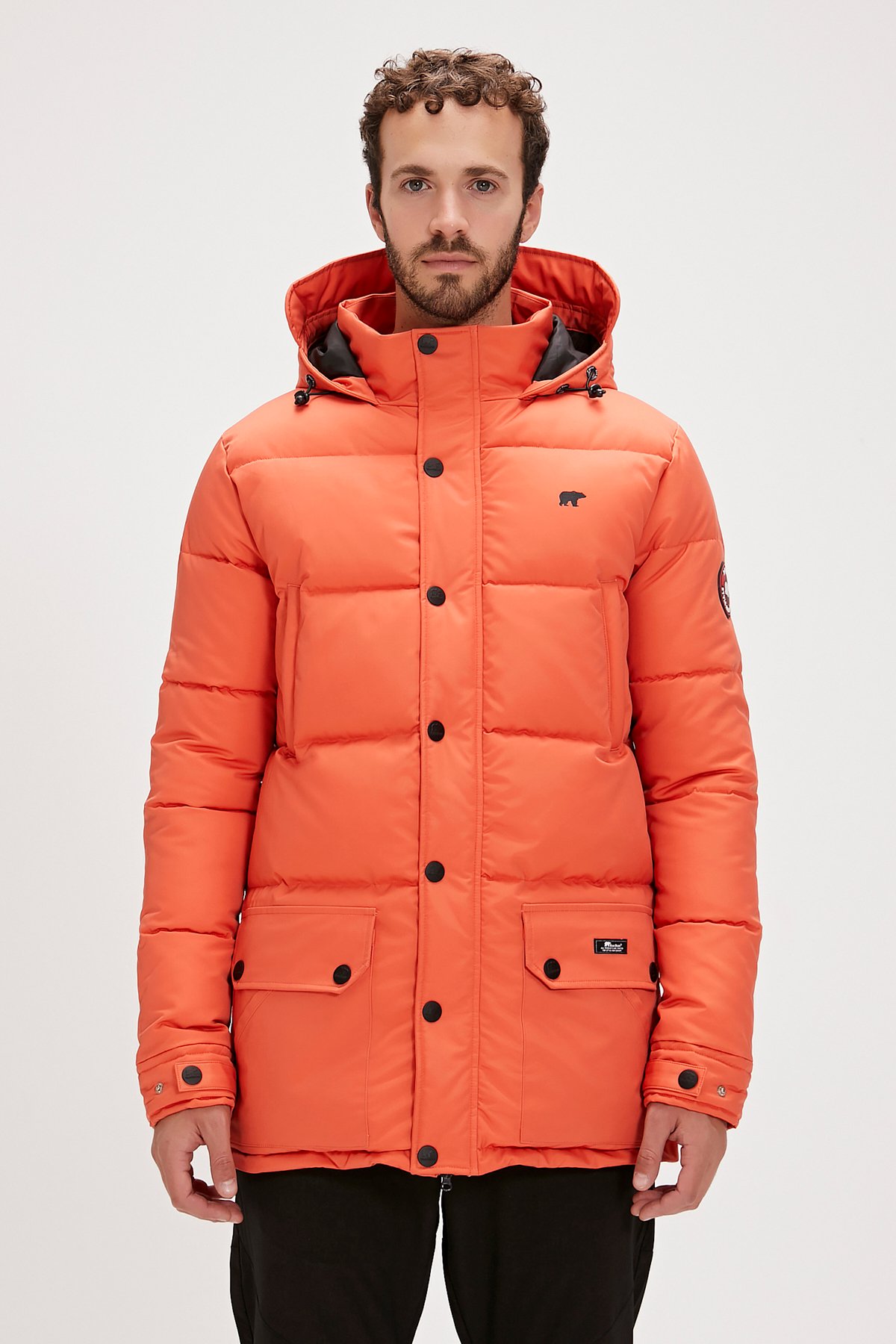 Bad Bear Colonel Puffer Ginger Tarçın Erkek Kapüşonlu Şişme Mont