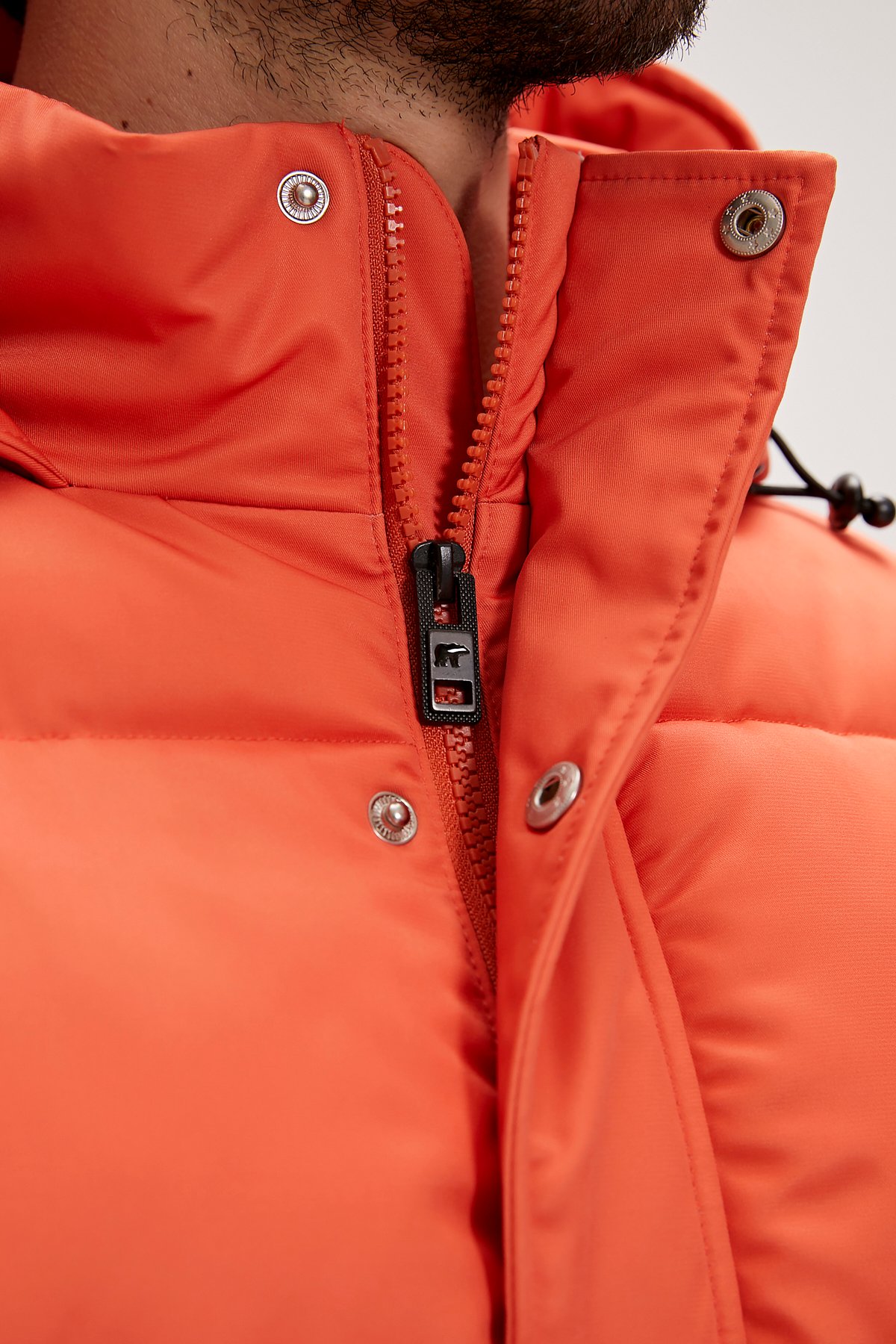 Bad Bear Colonel Puffer Ginger Tarçın Erkek Kapüşonlu Şişme Mont görsel 4