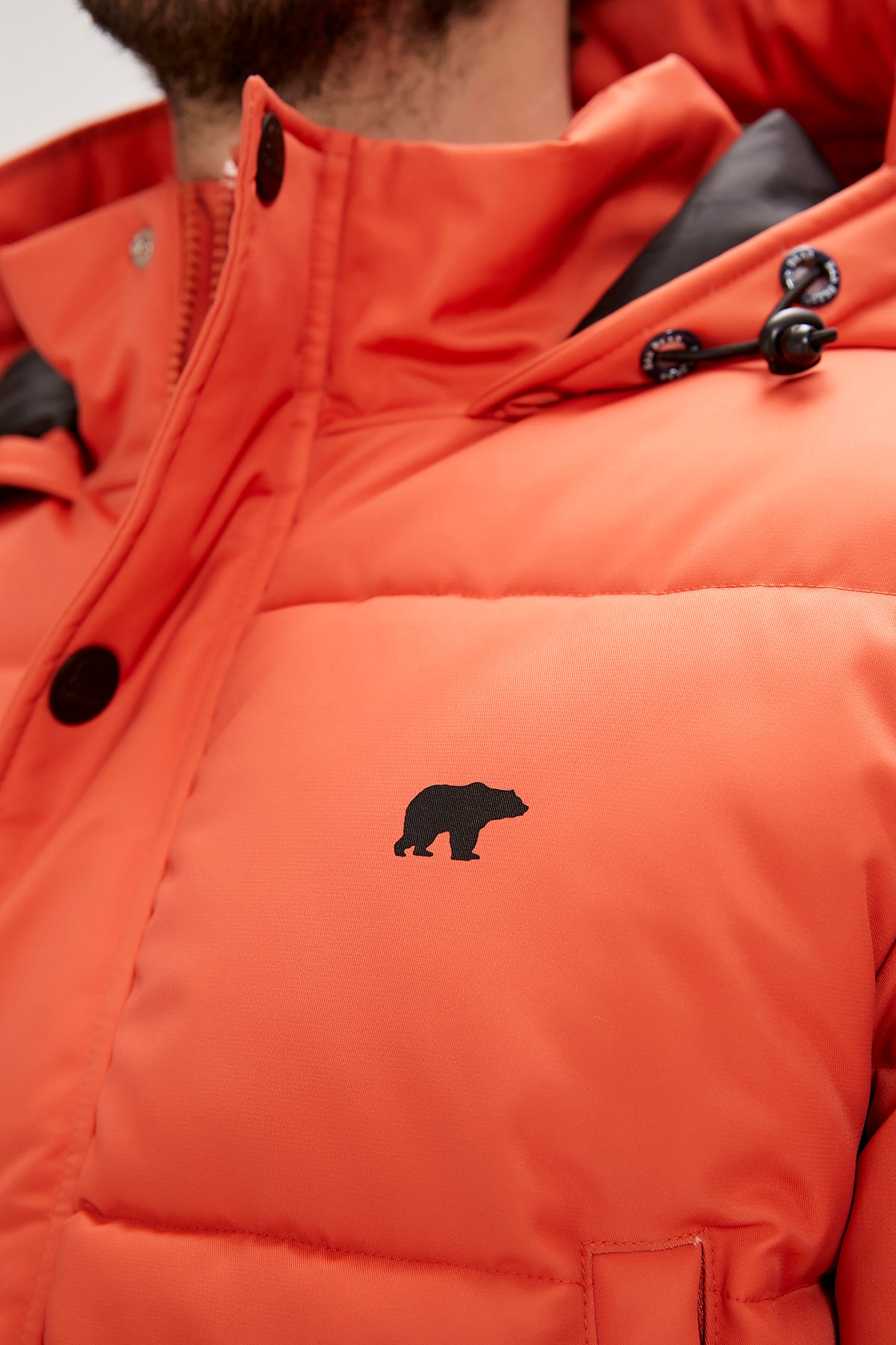 Bad Bear Colonel Puffer Ginger Tarçın Erkek Kapüşonlu Şişme Mont görsel 5