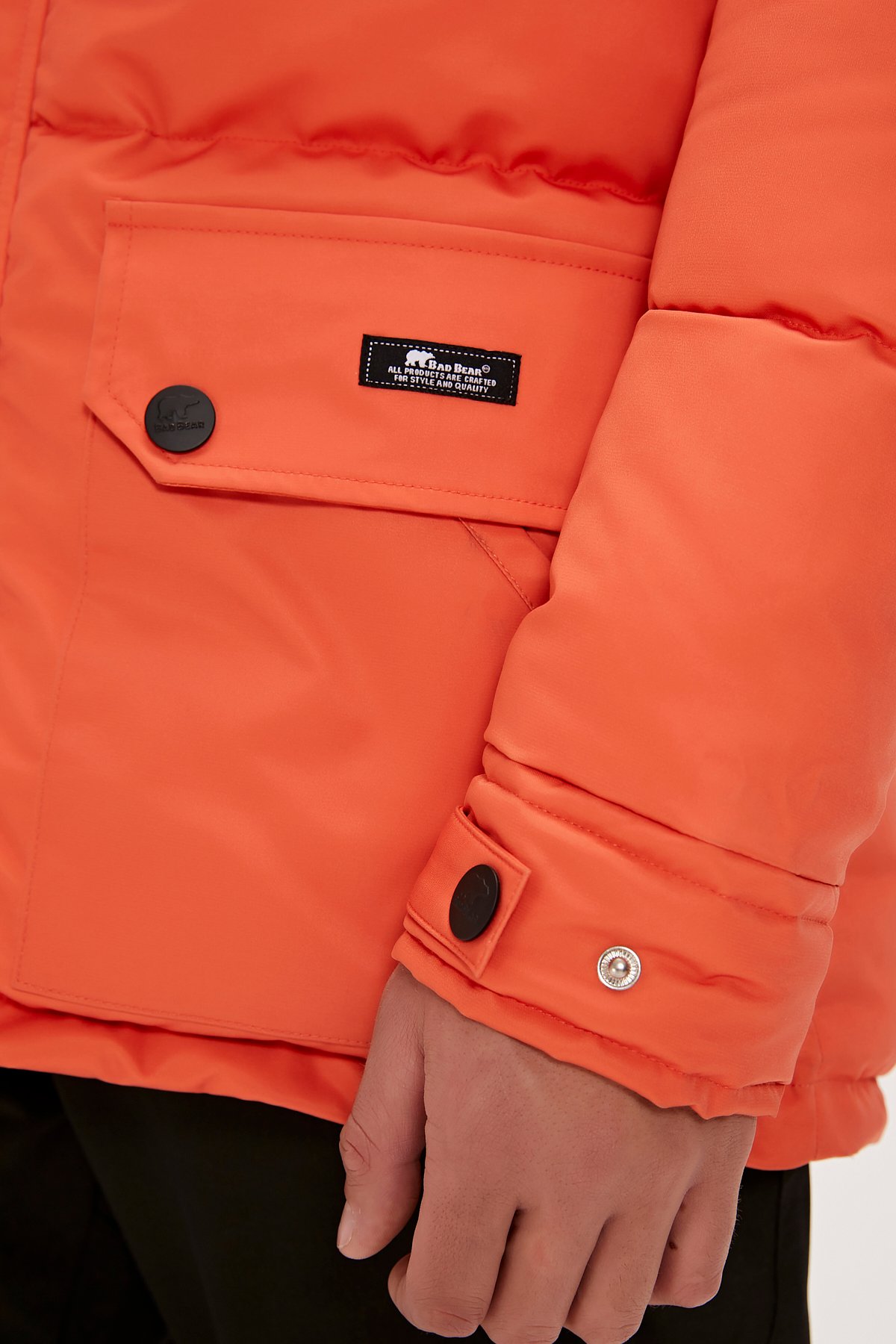 Bad Bear Colonel Puffer Ginger Tarçın Erkek Kapüşonlu Şişme Mont görsel 7