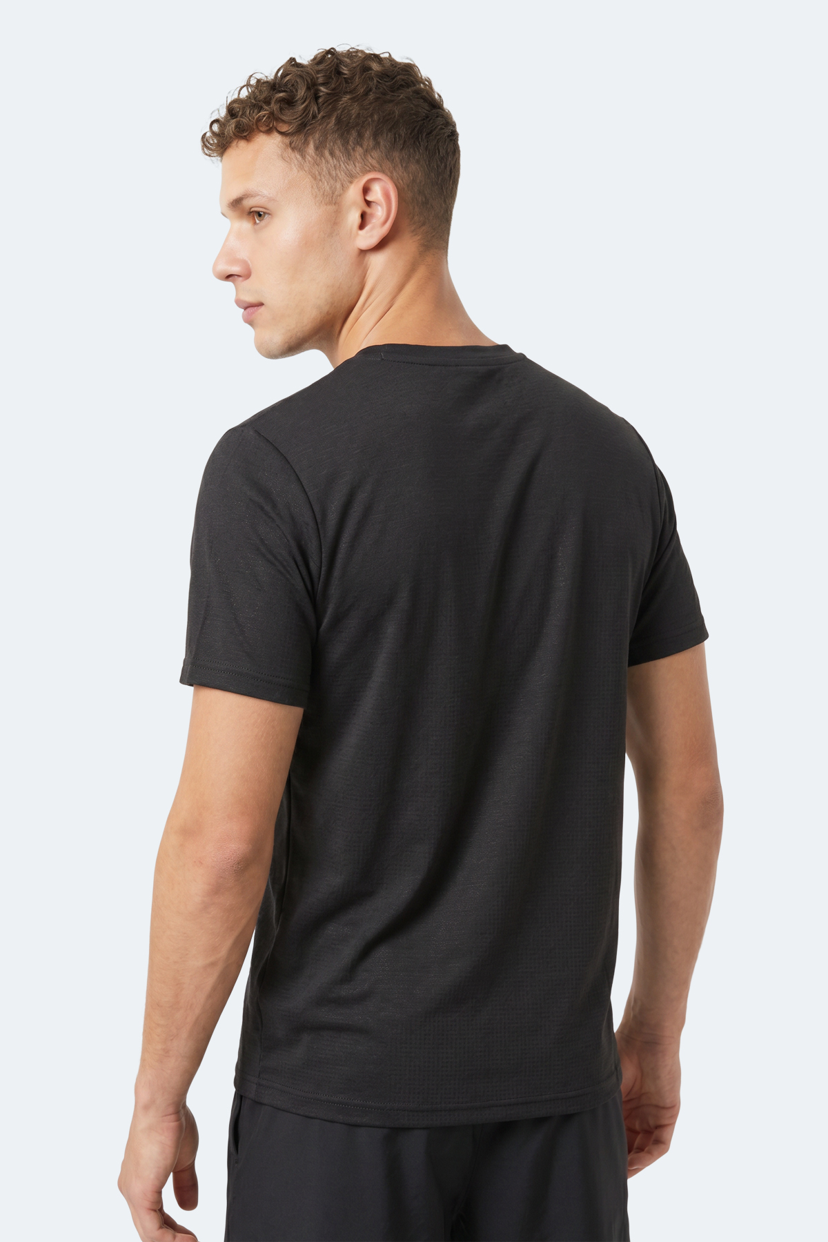 SLAZENGER HARDFLEX 2 Lİ SET Erkek Beyaz - Siyah Tişört görsel 5