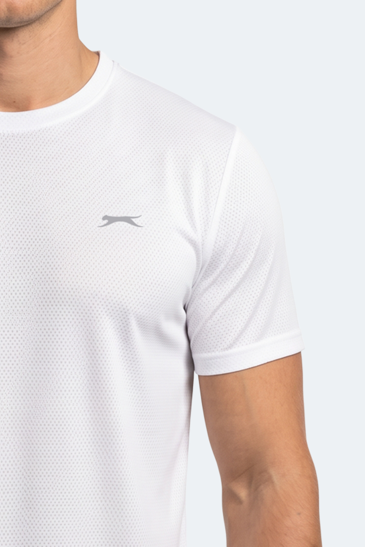 SLAZENGER HARDFLEX 2 Lİ SET Erkek Beyaz - Siyah Tişört görsel 7