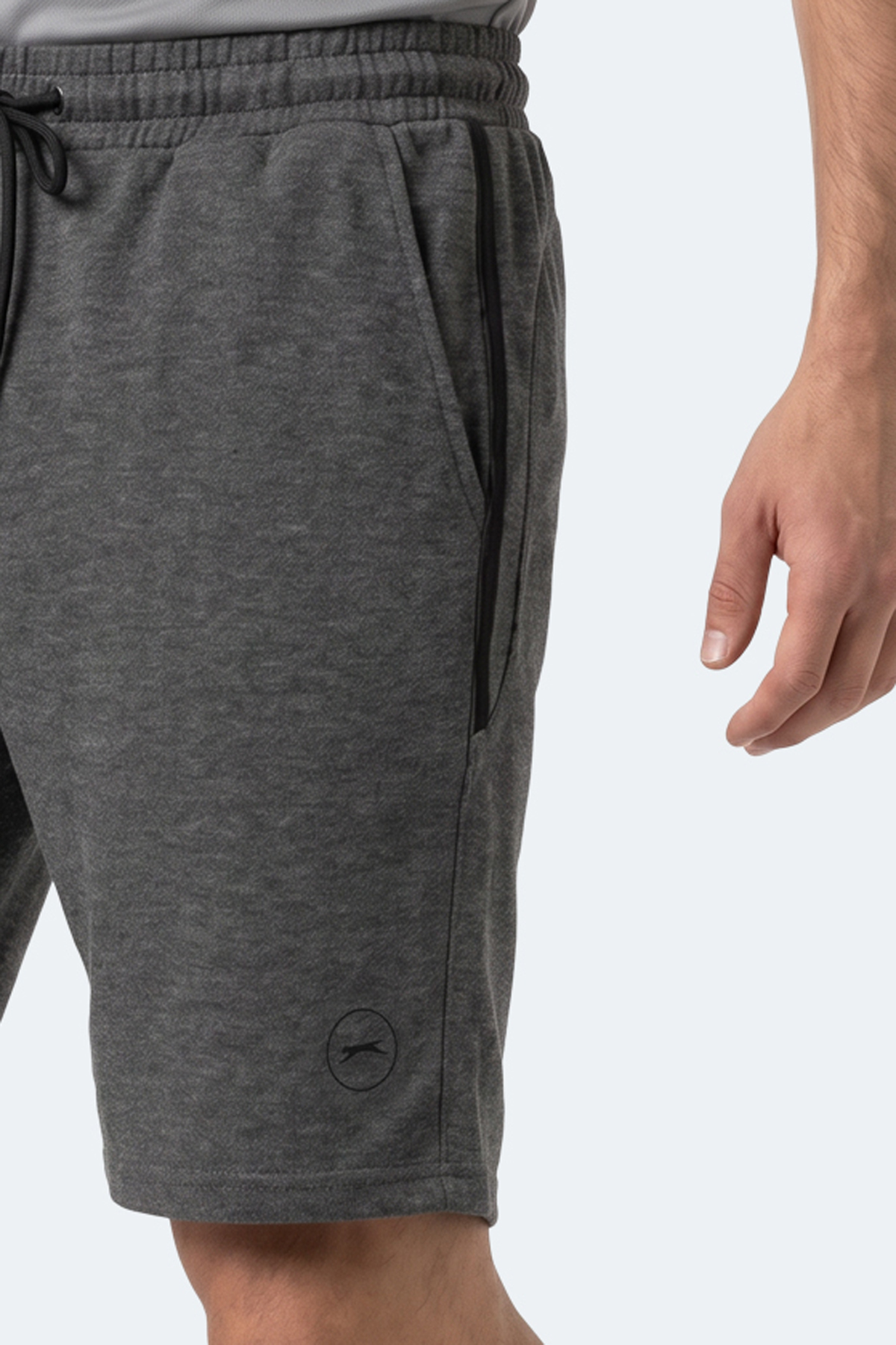 SLAZENGER NOLAN I 2 Lİ SET Erkek Siyah - Koyu Gri Şort görsel 6