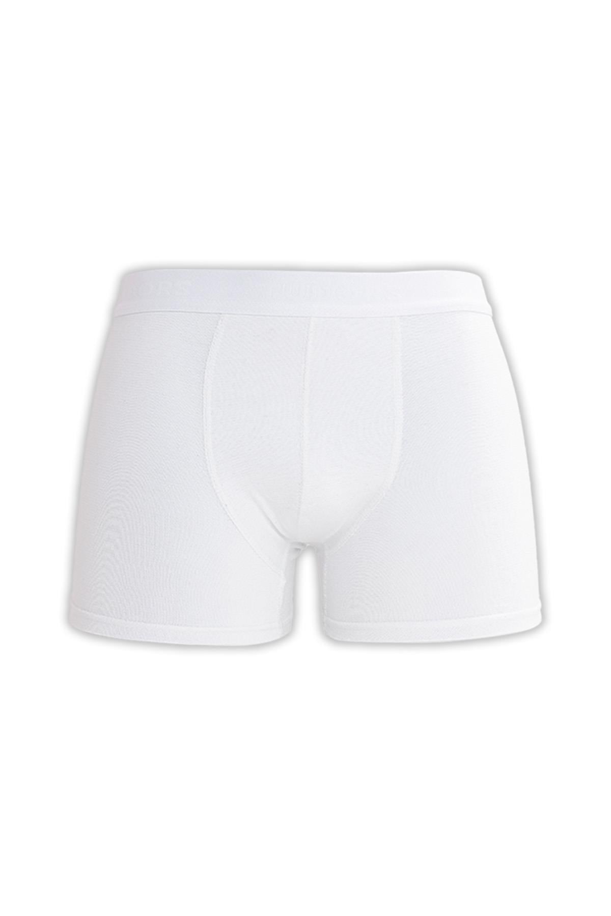 TUDORS Erkek 6'Lı Premium Seri Pamuklu Elastanlı Esnek Kumaş Boxer (Damat Bohçası Çeyiz Seti görsel 3