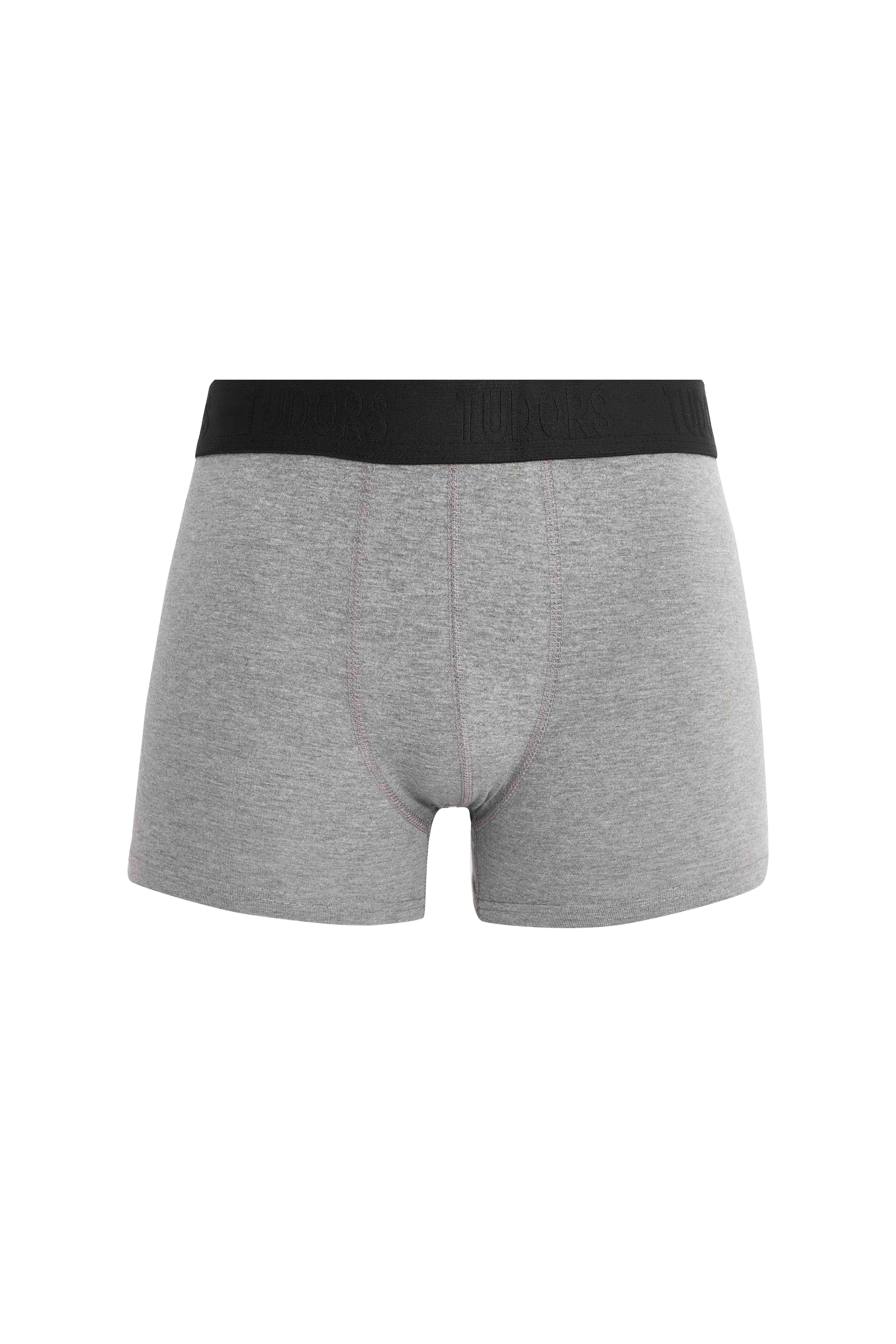 TUDORS Erkek 6'Lı Premium Seri Pamuklu Elastanlı Esnek Kumaş Boxer (Damat Bohçası Çeyiz Seti görsel 4