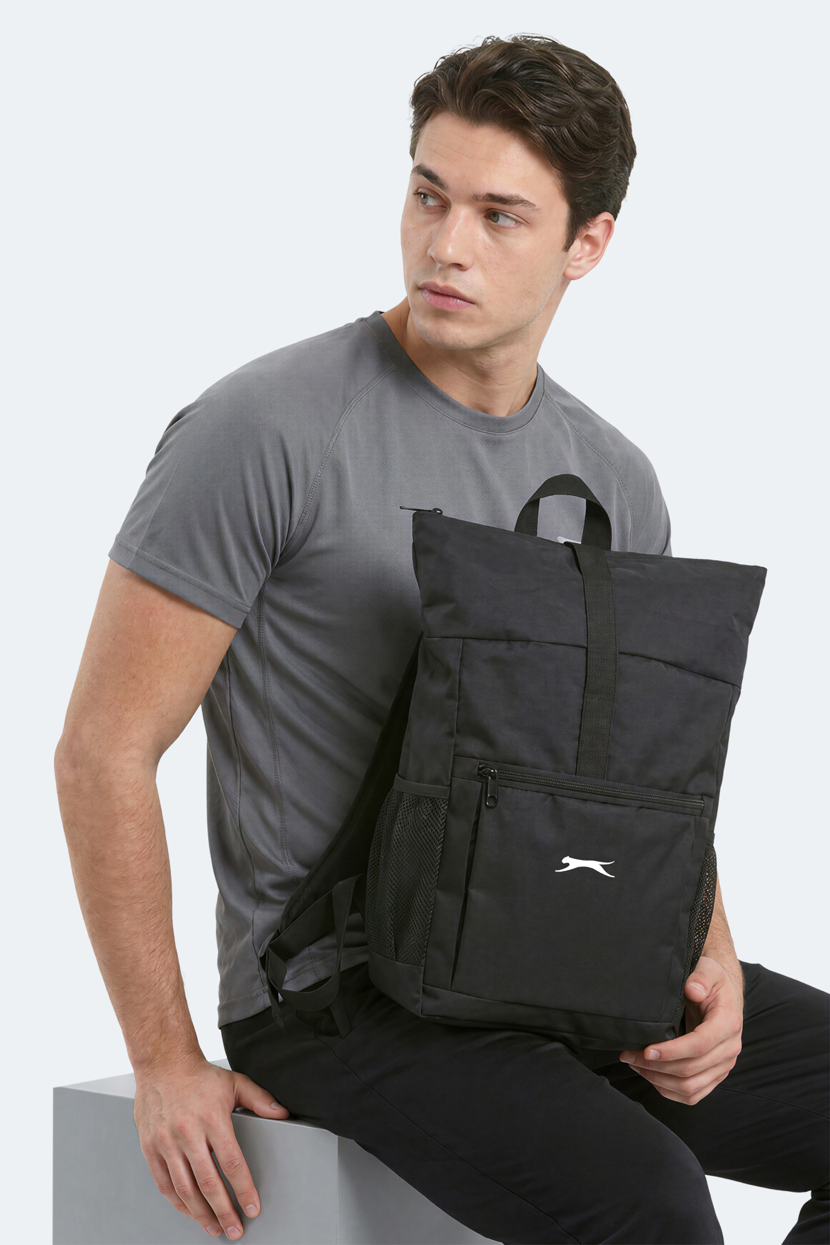 SLAZENGER GREENVIEW I Unisex Siyah Sırt Çantası görsel 6