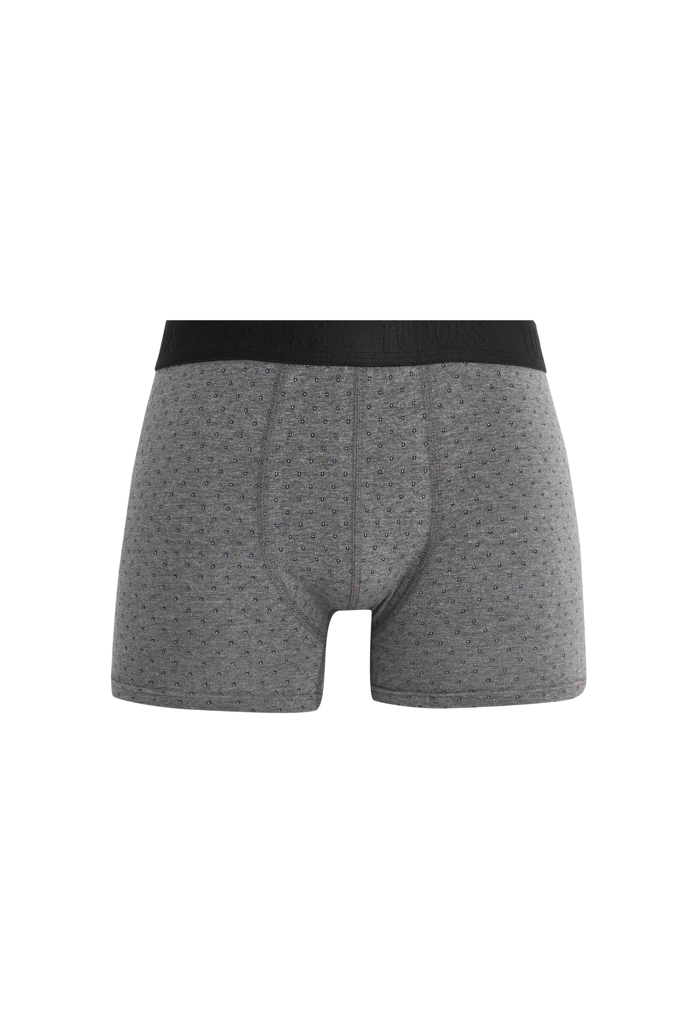TUDORS Erkek 6'Lı Premium Seri Pamuklu Elastanlı Esnek Kumaş Boxer (Damat Bohçası Çeyiz Seti görsel 6