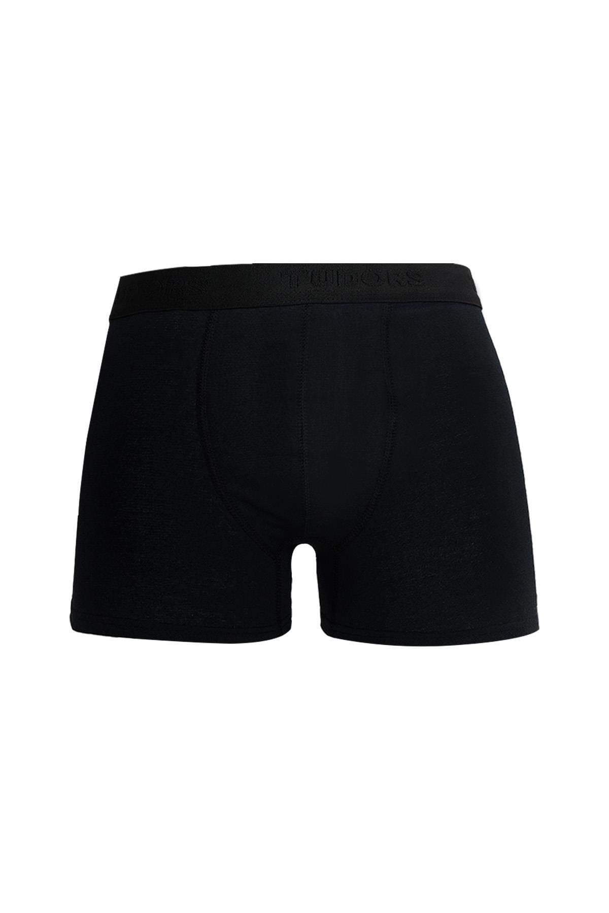 TUDORS Erkek 6'Lı Premium Seri Pamuklu Elastanlı Esnek Kumaş Boxer (Damat Bohçası Çeyiz Seti görsel 5