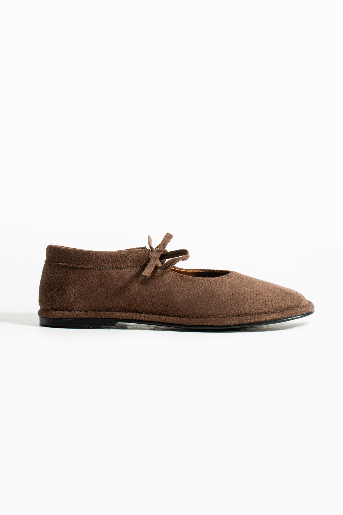 DUXAL SHOES Brendon Düğüm Detaylı Konfor Hakiki Deri İçi Bağcıklı Kadın Babet Ayakkabı görsel 2