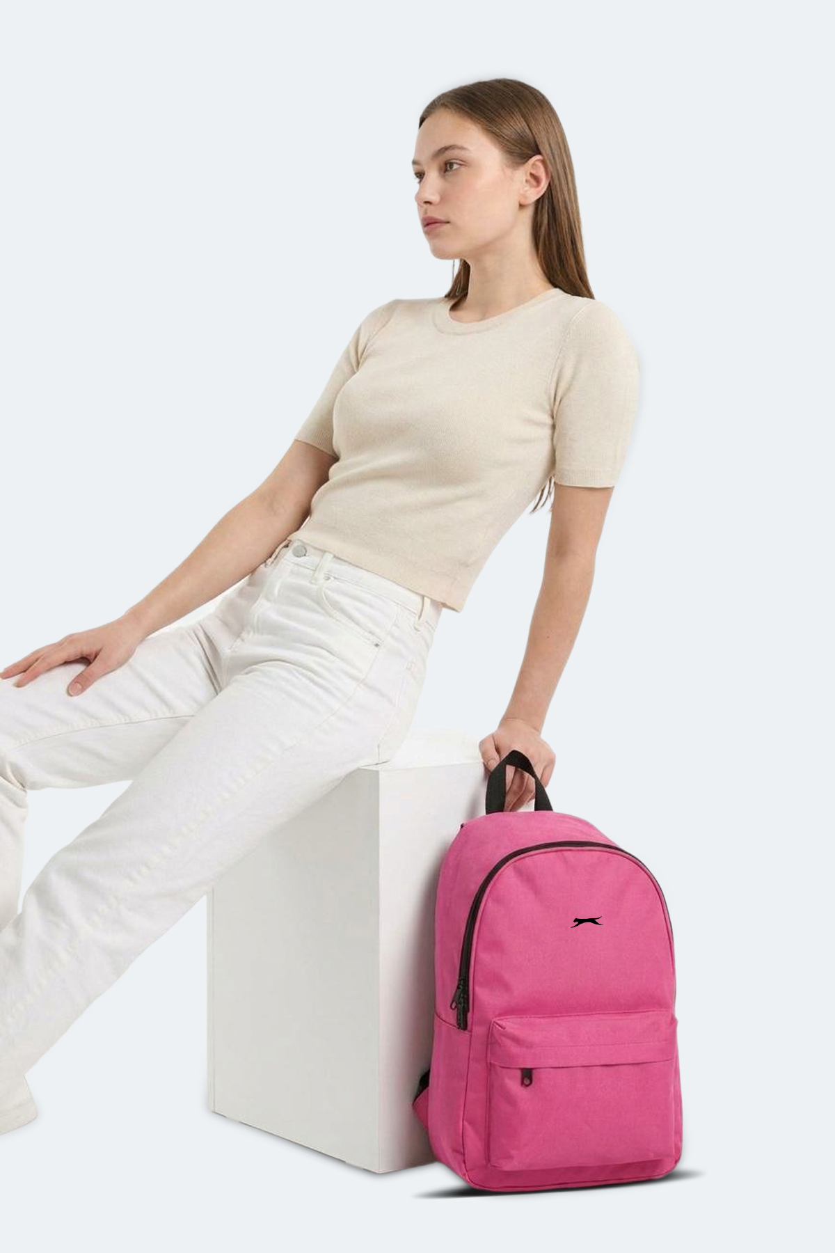 SLAZENGER GULENA Unisex Fuşya Sırt Çantası görsel 3