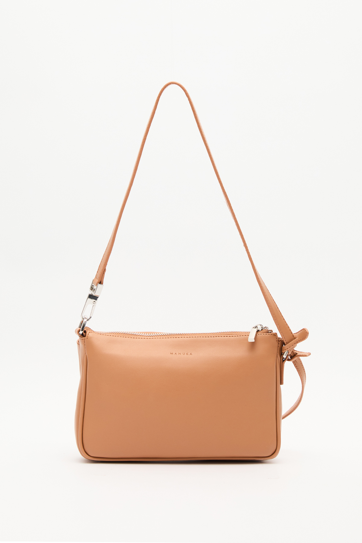 Manuka Arte Mini Baget Çanta Camel görsel 2