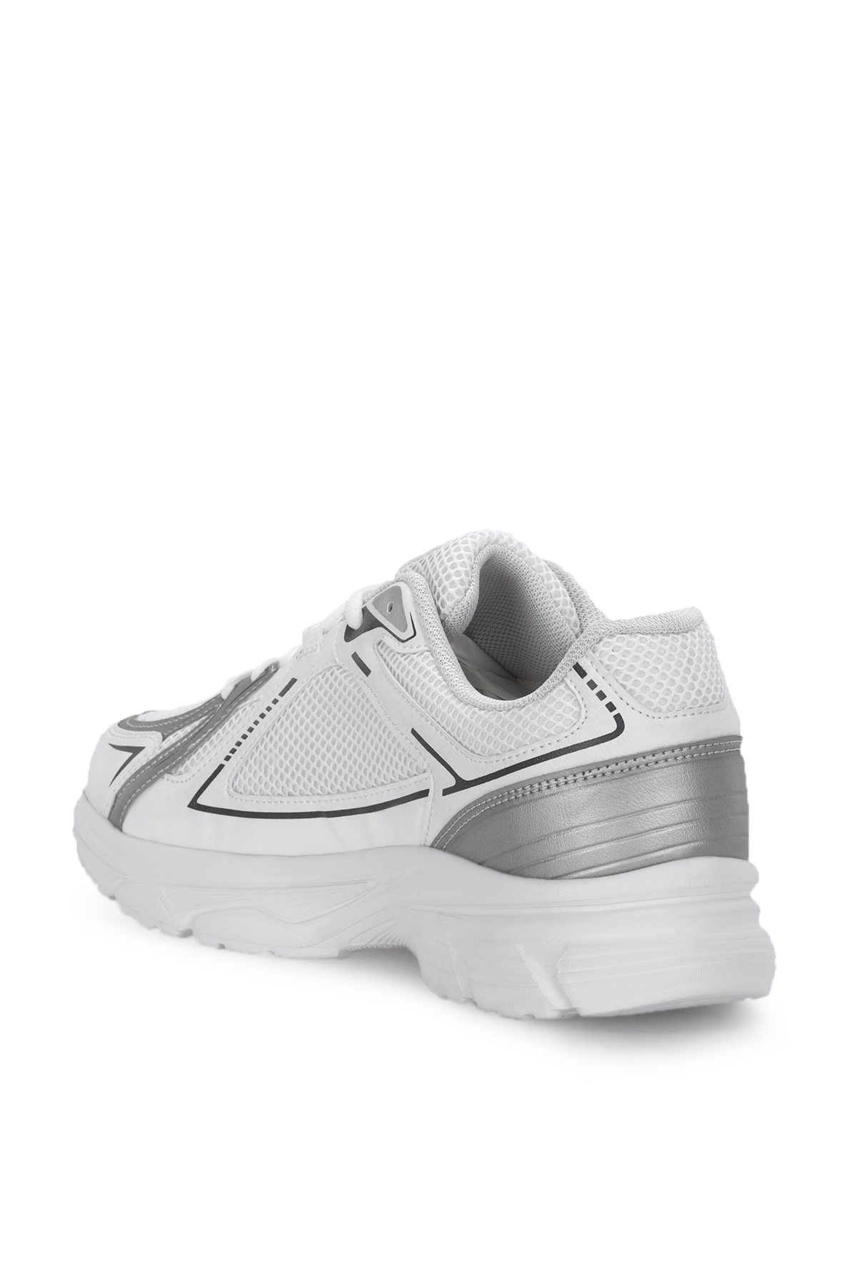 SLAZENGER OPSIST I Erkek Beyaz / Gümüş Koşu & Yürüyüş Spor Ayakkabısı görsel 3