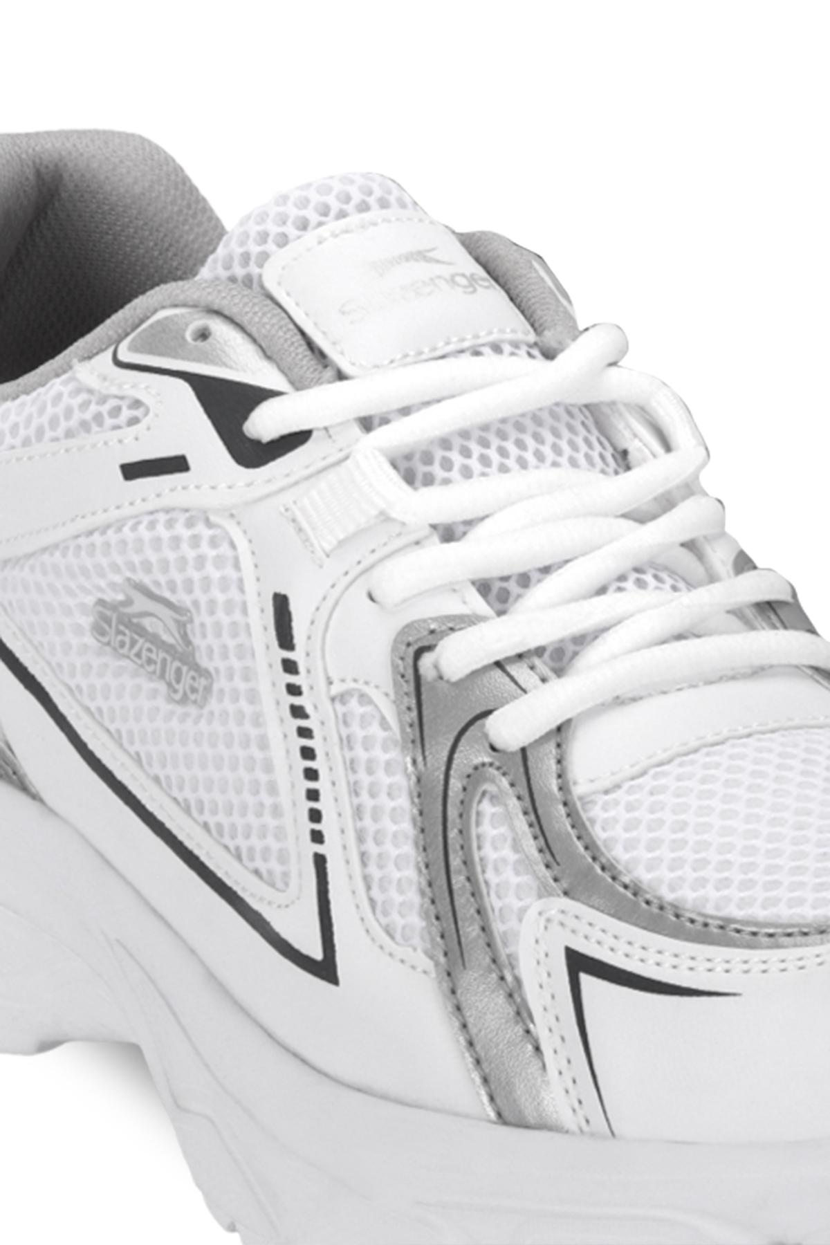 SLAZENGER OPSIST I Erkek Beyaz / Gümüş Koşu & Yürüyüş Spor Ayakkabısı görsel 4