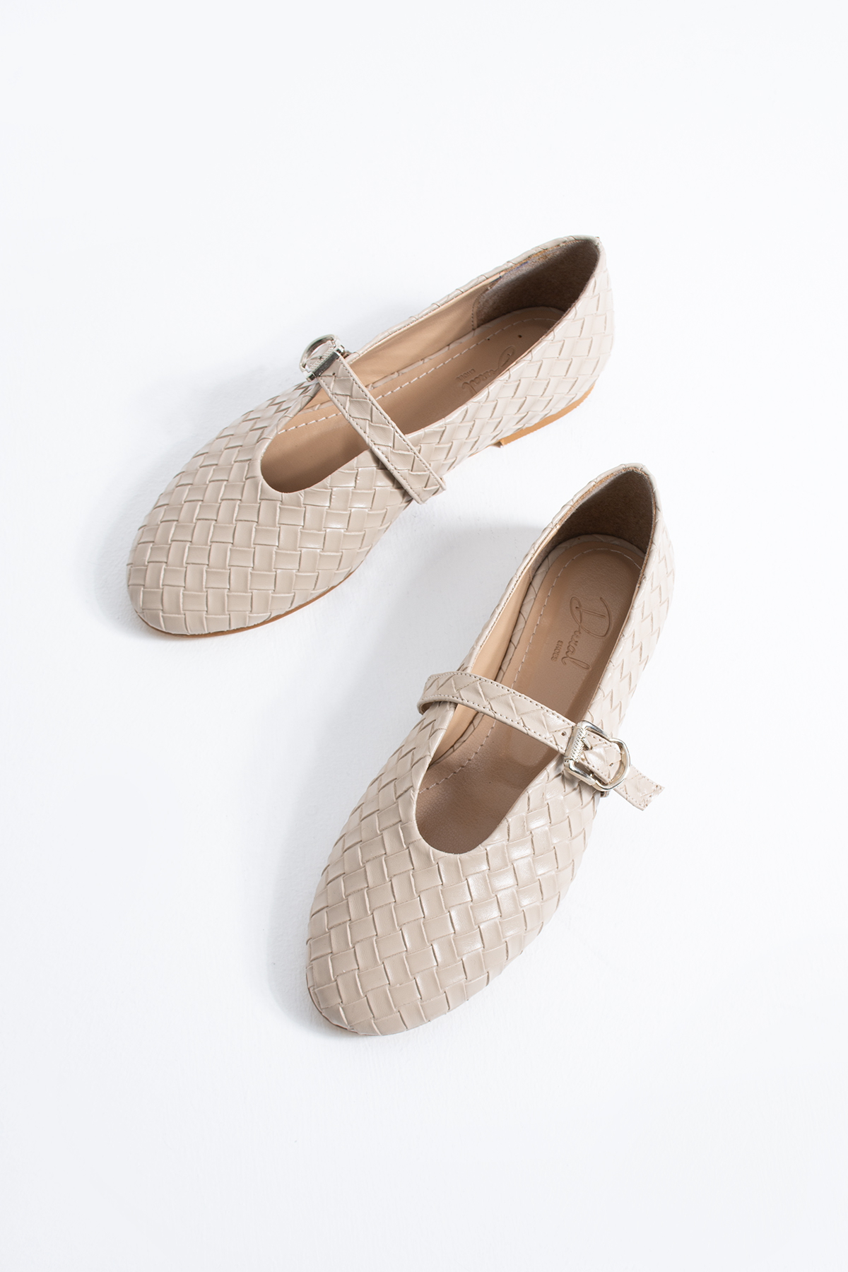DUXAL SHOES Babs Kadın Tokalı Model Günlük Rahat Düz Taban ve Konforlu Kadın Babet