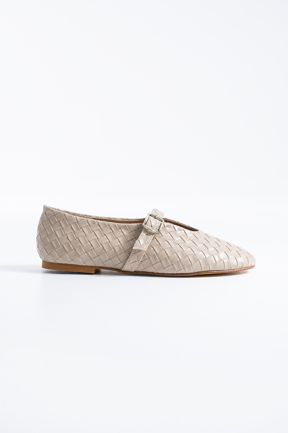 DUXAL SHOES Babs Kadın Tokalı Model Günlük Rahat Düz Taban ve Konforlu Kadın Babet görsel 4