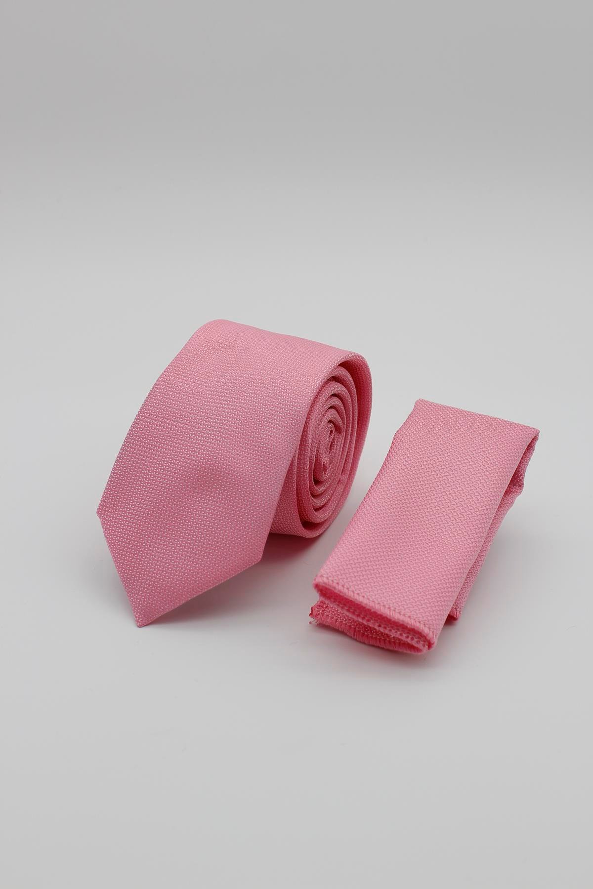 İMZA Somon Kuş Gözü Desen 6 Cm Kravat 1090240101