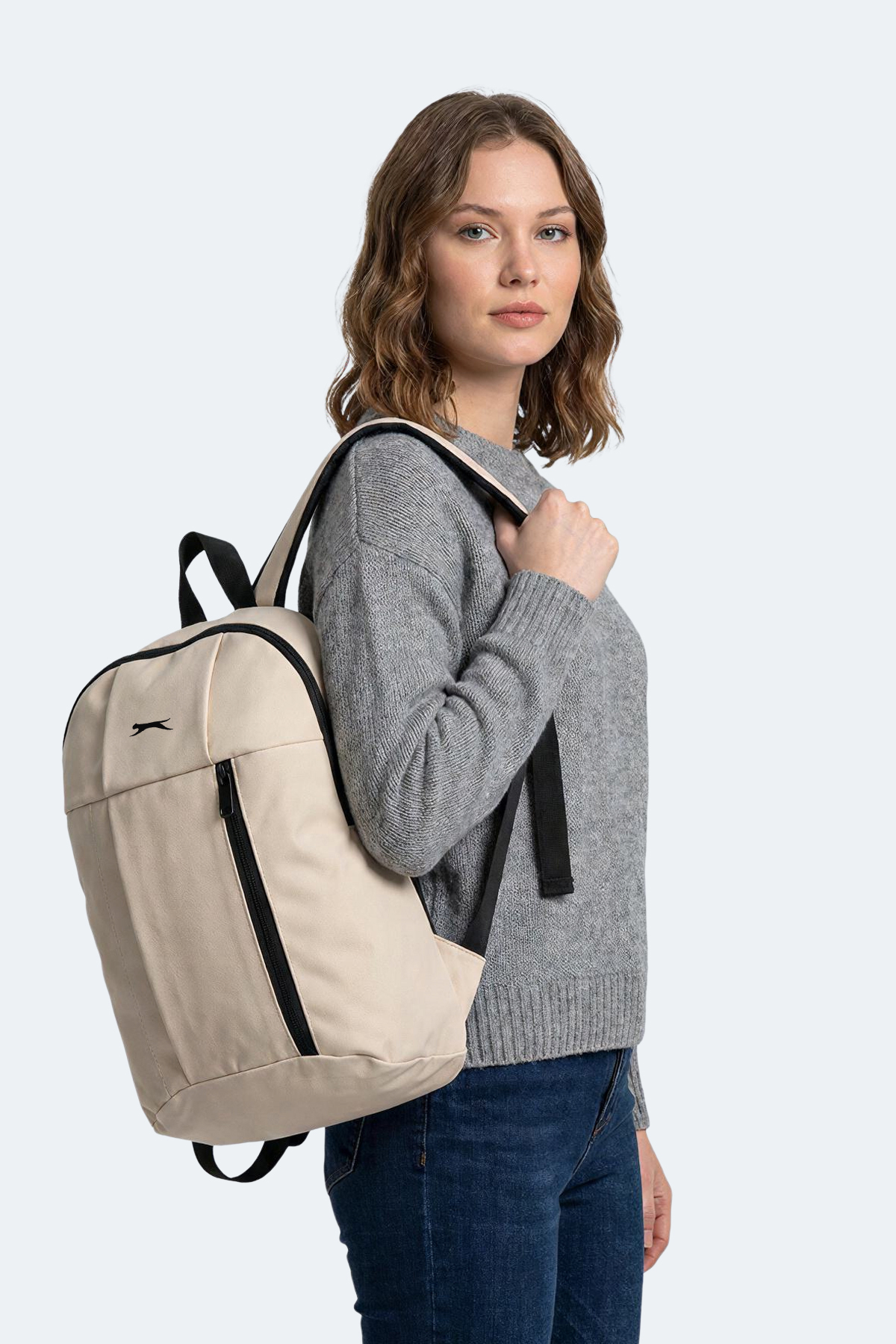 SLAZENGER GLOW Unisex Bej Sırt Çantası görsel 6