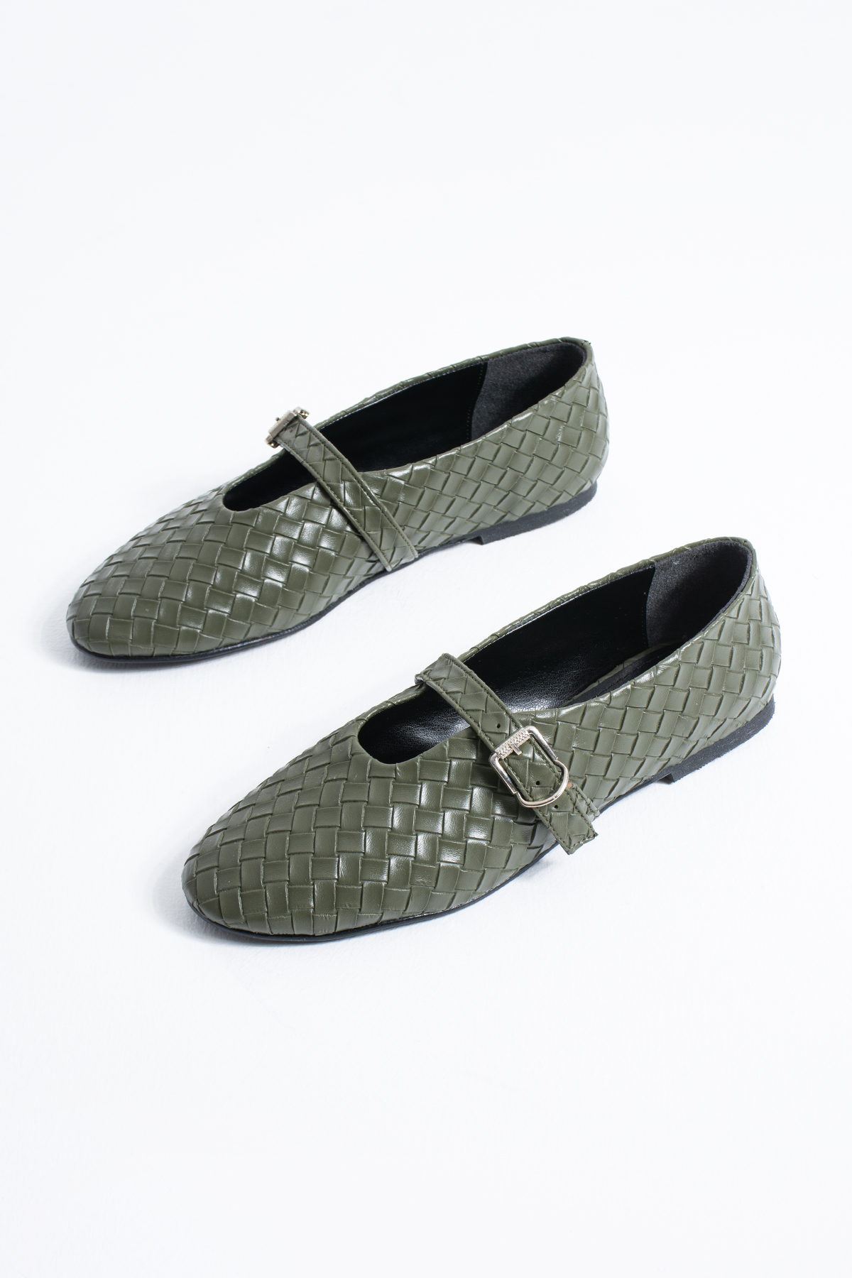 DUXAL SHOES Babs Kadın Tokalı Model Günlük Rahat Düz Taban ve Konforlu Kadın Babet