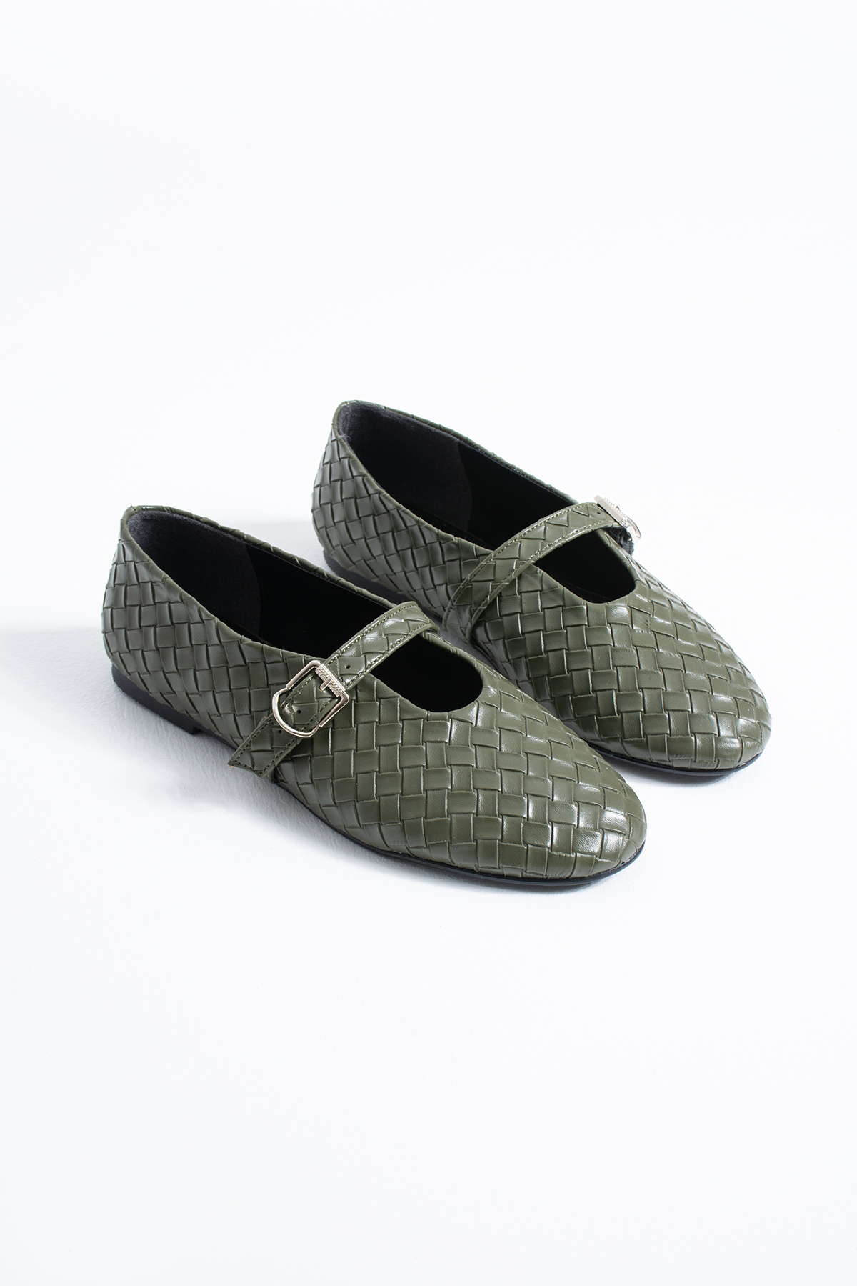 DUXAL SHOES Babs Kadın Tokalı Model Günlük Rahat Düz Taban ve Konforlu Kadın Babet görsel 5