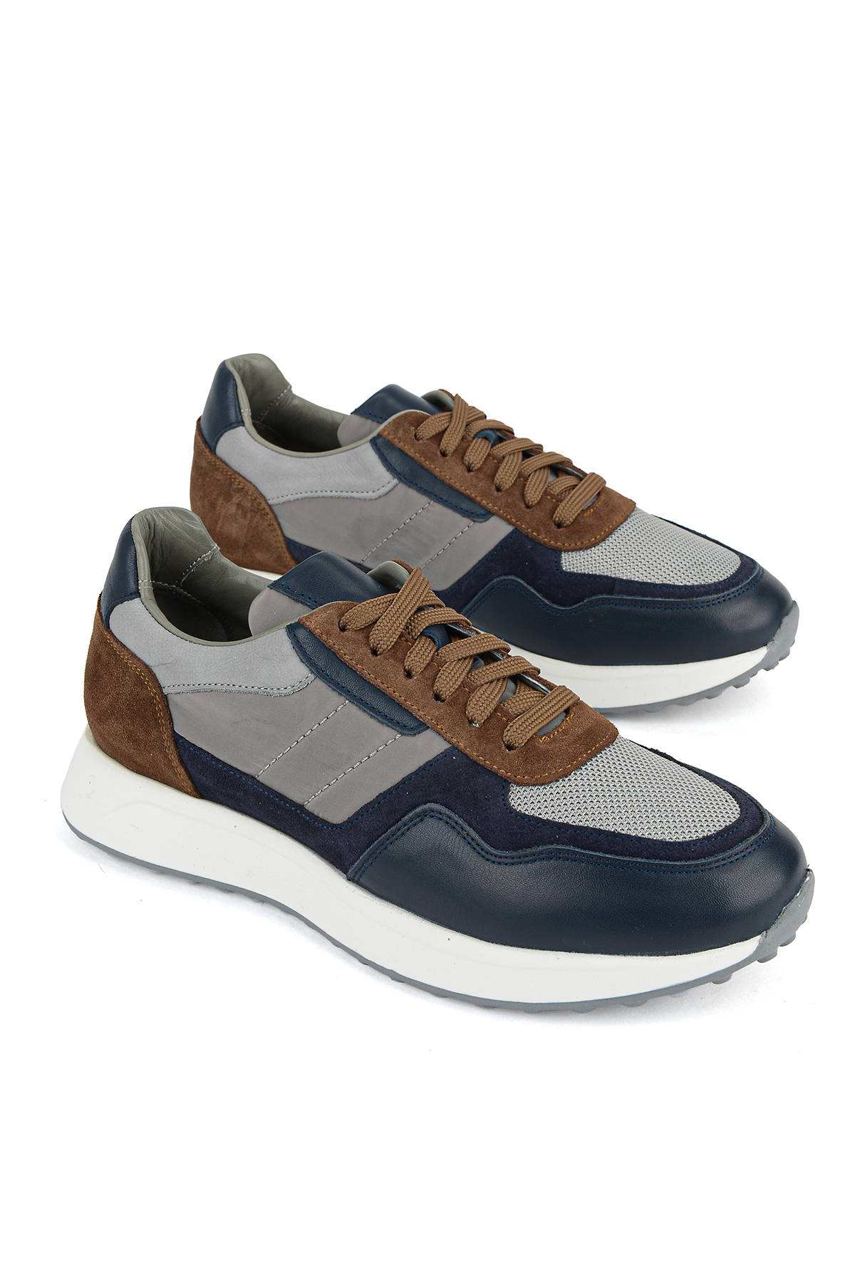 Ziya Ayakkabı Erkek Hakiki Deri Sneaker 1631026Z2022 Lacivert görsel 2
