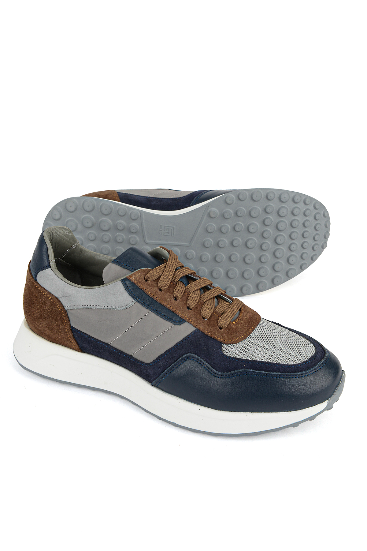 Ziya Ayakkabı Erkek Hakiki Deri Sneaker 1631026Z2022 Lacivert görsel 4