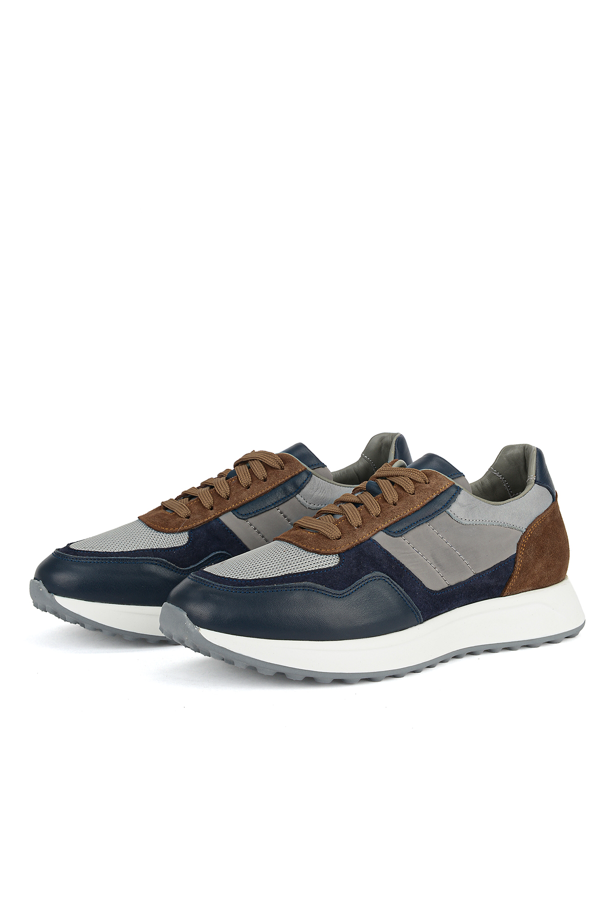 Ziya Ayakkabı Erkek Hakiki Deri Sneaker 1631026Z2022 Lacivert görsel 5