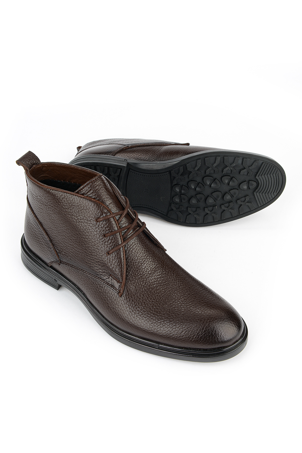 Ziya Ayakkabı Erkek Hakiki Deri Bot 1531007Z8256 Kahve görsel 4