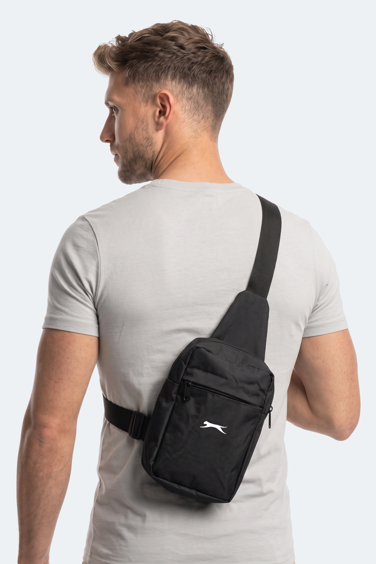 SLAZENGER GANDER Unisex Siyah Göğüs Çantası görsel 2