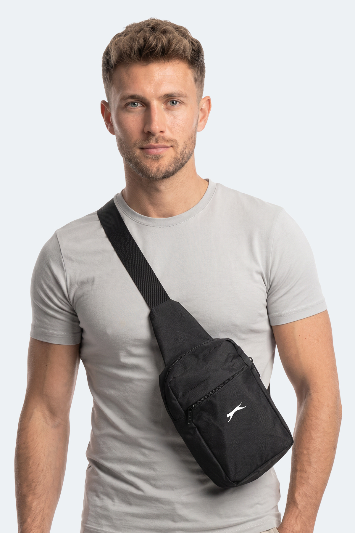 SLAZENGER GANDER Unisex Siyah Göğüs Çantası görsel 4