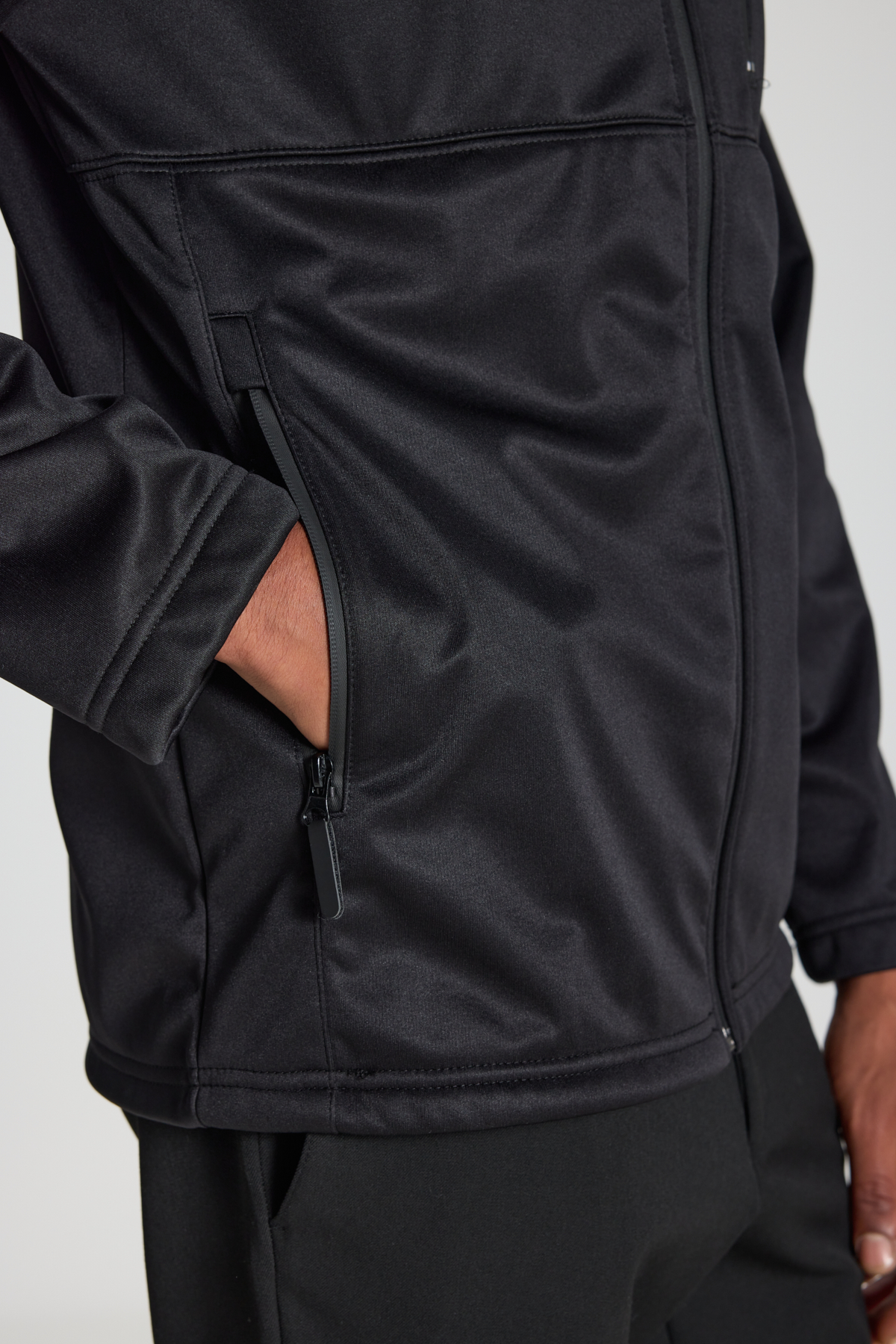 AC&Co / Altınyıldız Classics Erkek Siyah Sıcak Tutan Comfort Fit Rahat Kesim Dik Yaka Mont görsel 6