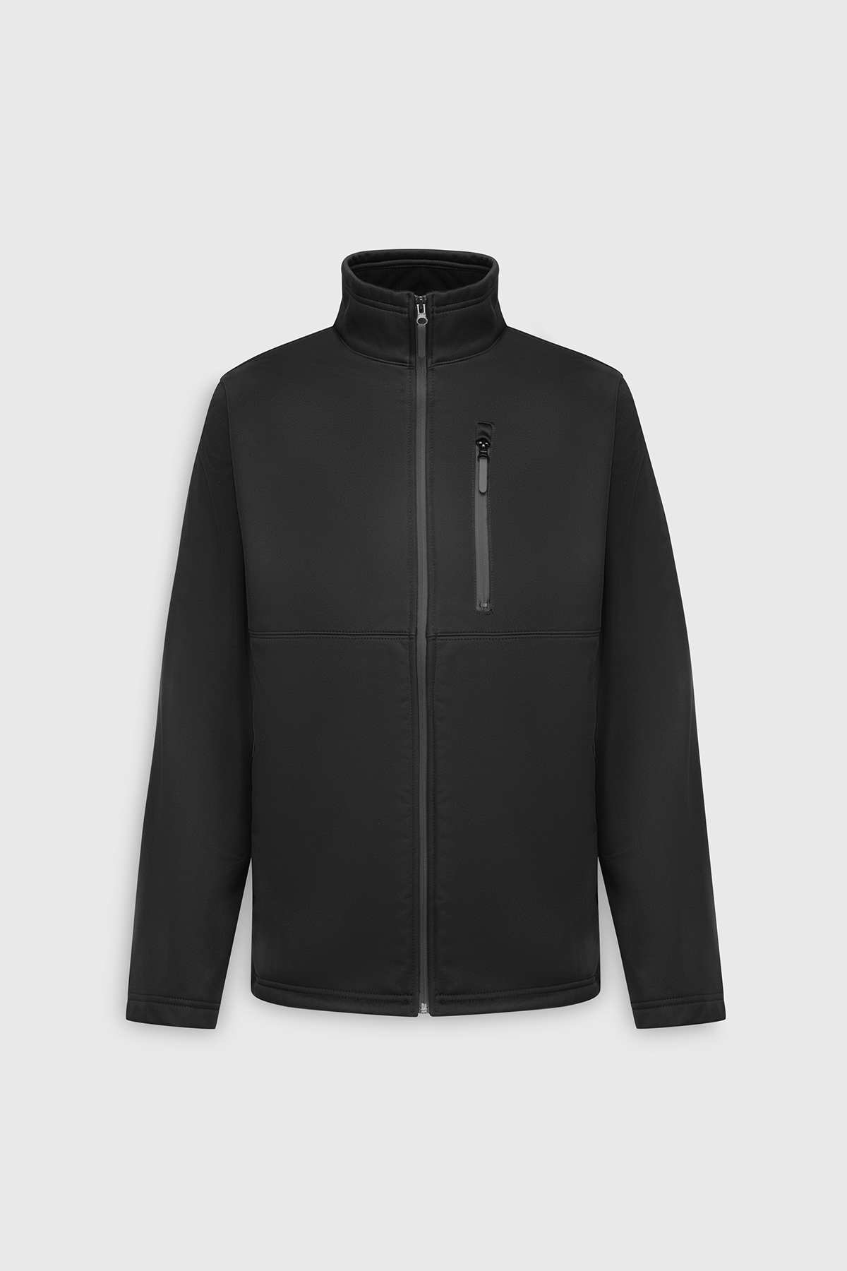AC&Co / Altınyıldız Classics Erkek Siyah Sıcak Tutan Comfort Fit Rahat Kesim Dik Yaka Mont görsel 8