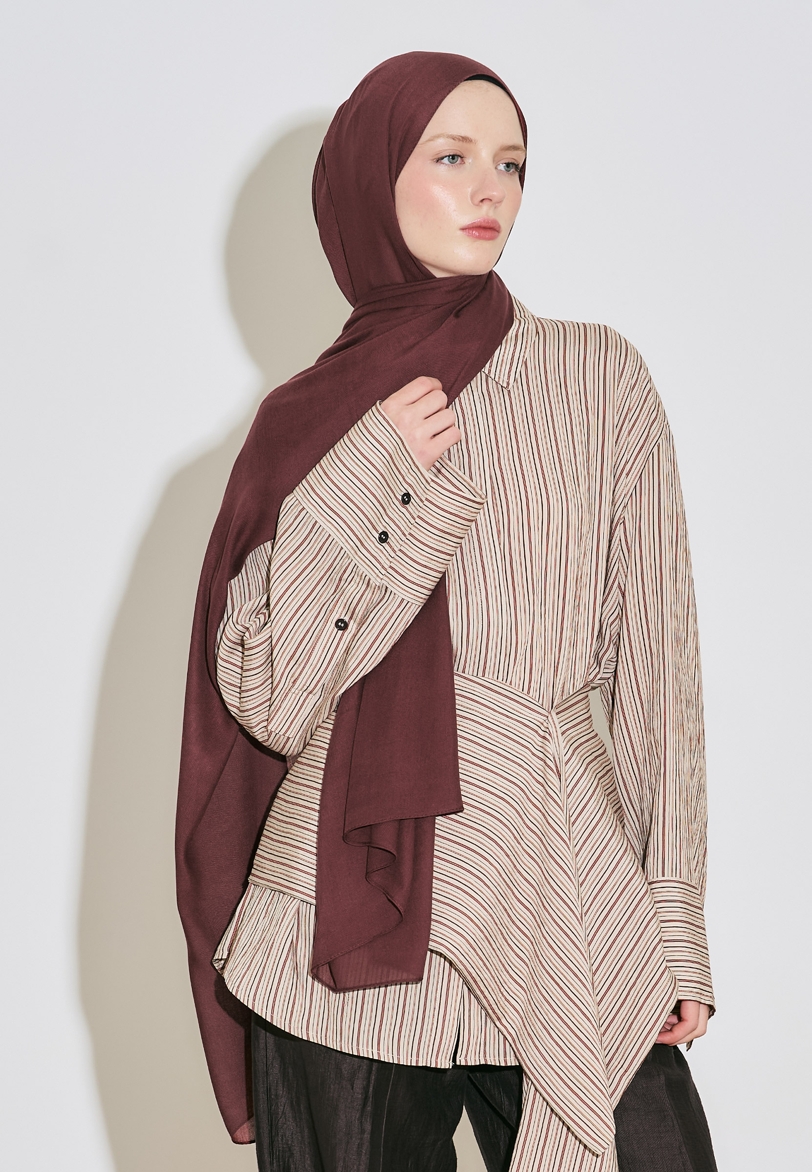Fresh Scarfs Soft Viskon Şal Marsala