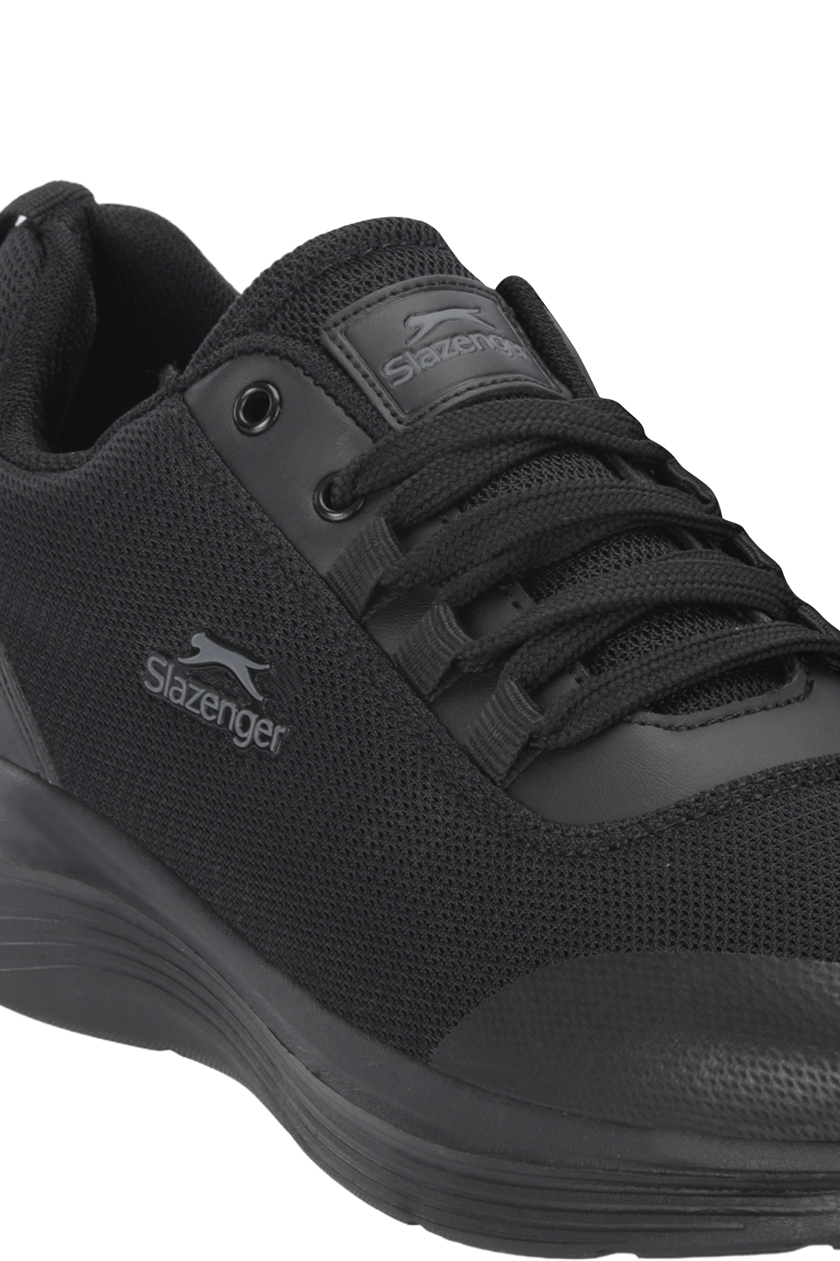SLAZENGER PLANK I Erkek Büyük Beden Siyah / Siyah Koşu & Yürüyüş Spor Ayakkabısı görsel 4