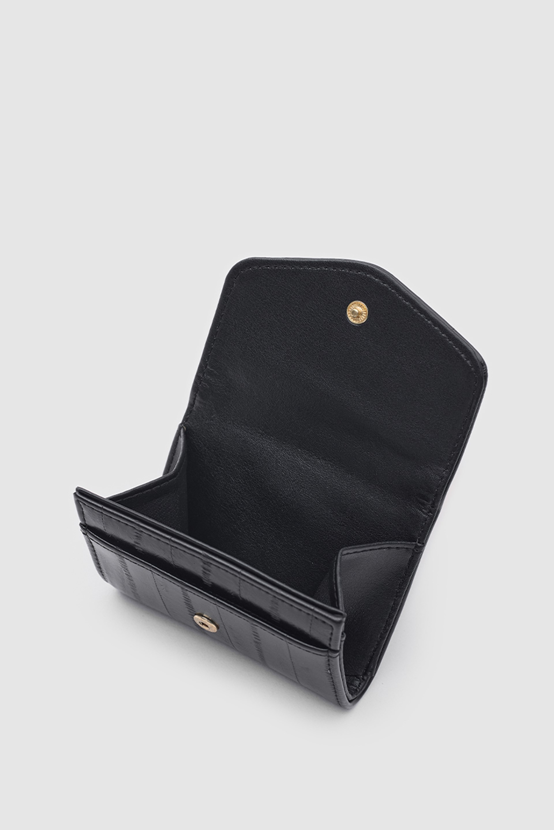 Shulebags Ette Kapaklı Kadın Cüzdan Siyah görsel 3