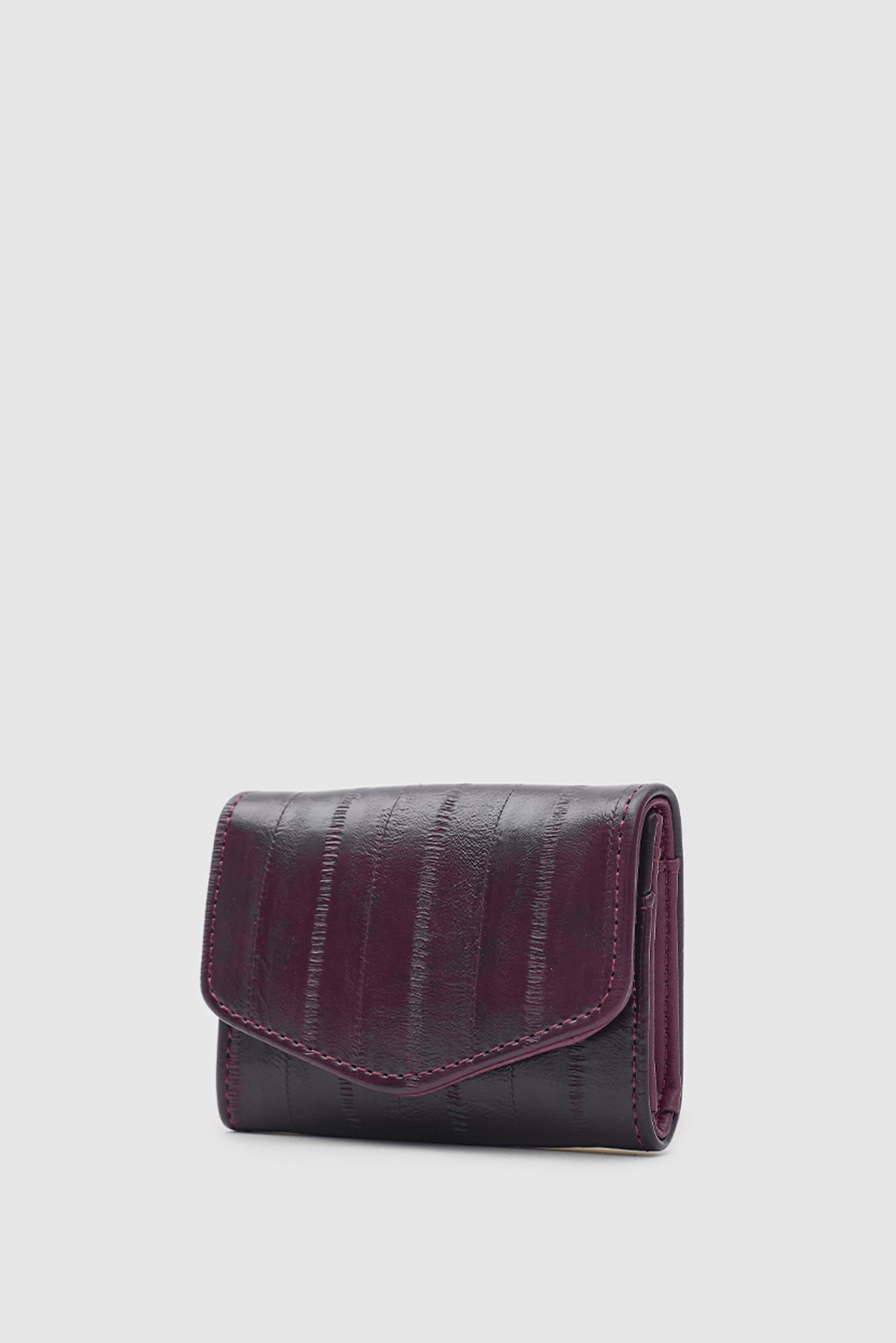 Shulebags Ette Kapaklı Kadın Cüzdan Bordo görsel 2