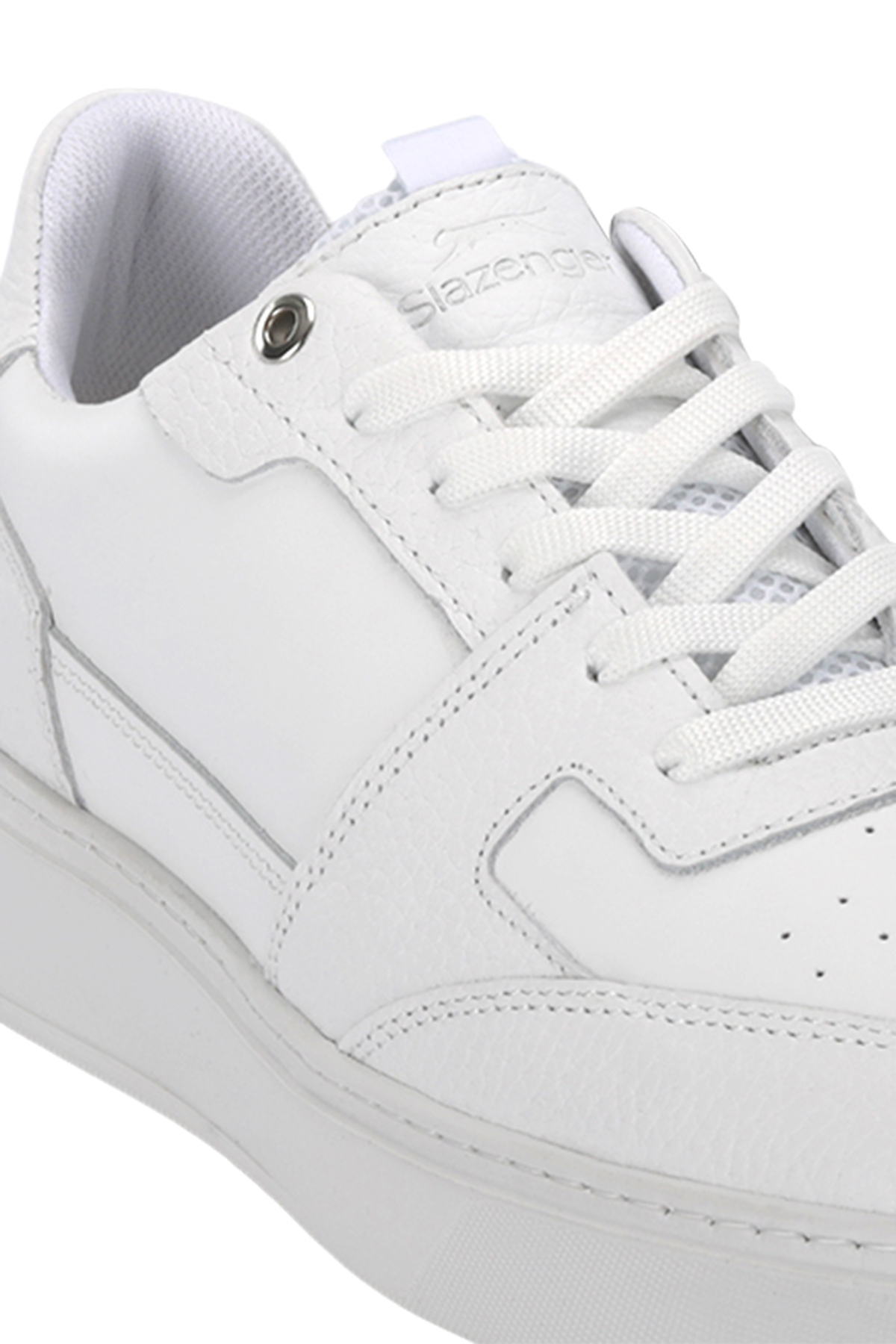 SLAZENGER STARX I Erkek Deri Beyaz Günlük Spor Ayakkabısı görsel 4