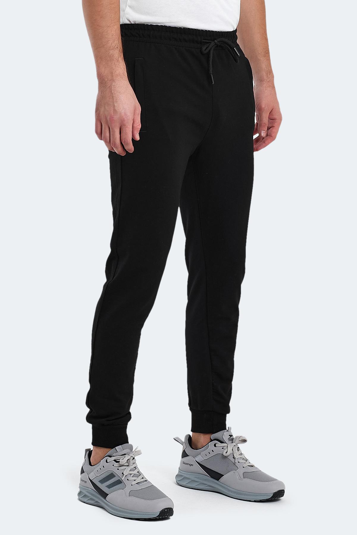 SLAZENGER OLUFTEN I Erkek Jogger Eşofman Altı Siyah görsel 3