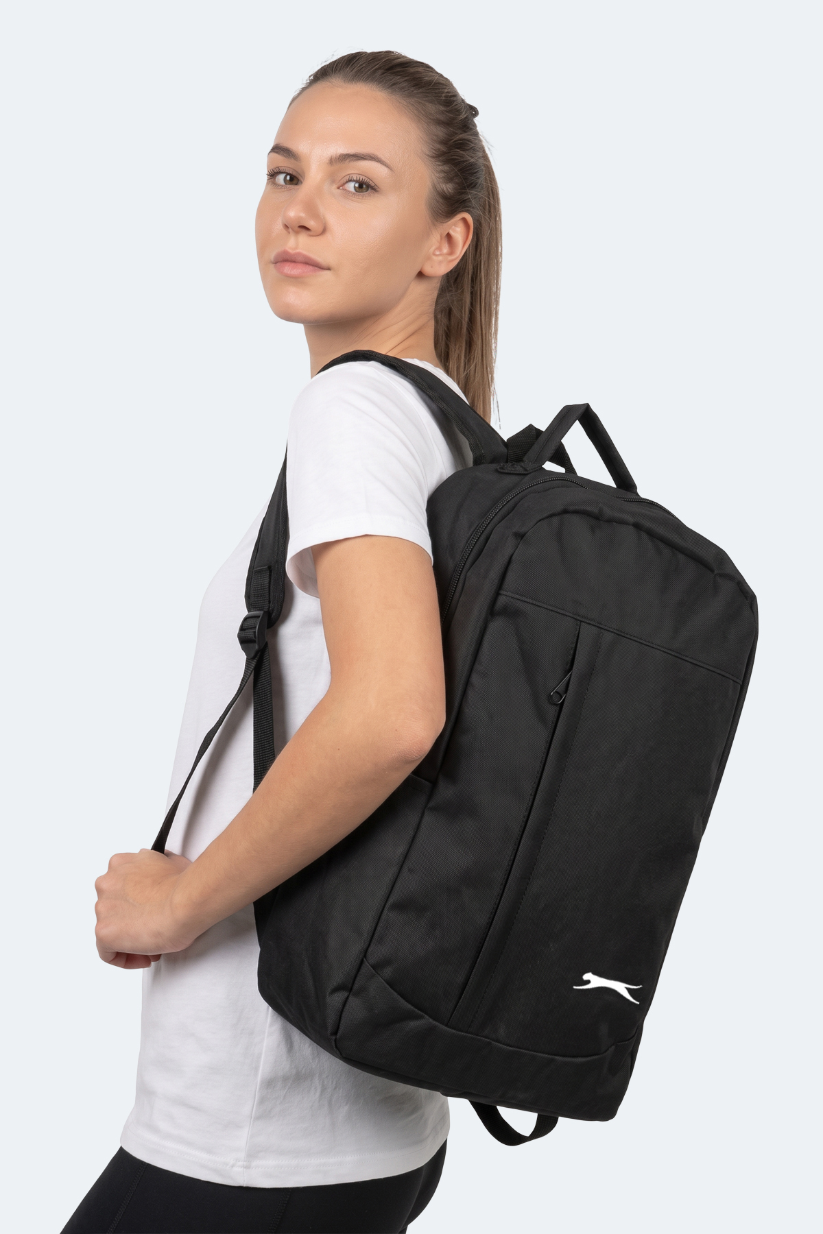 SLAZENGER GURESCA Unisex Siyah Sırt Çantası görsel 3