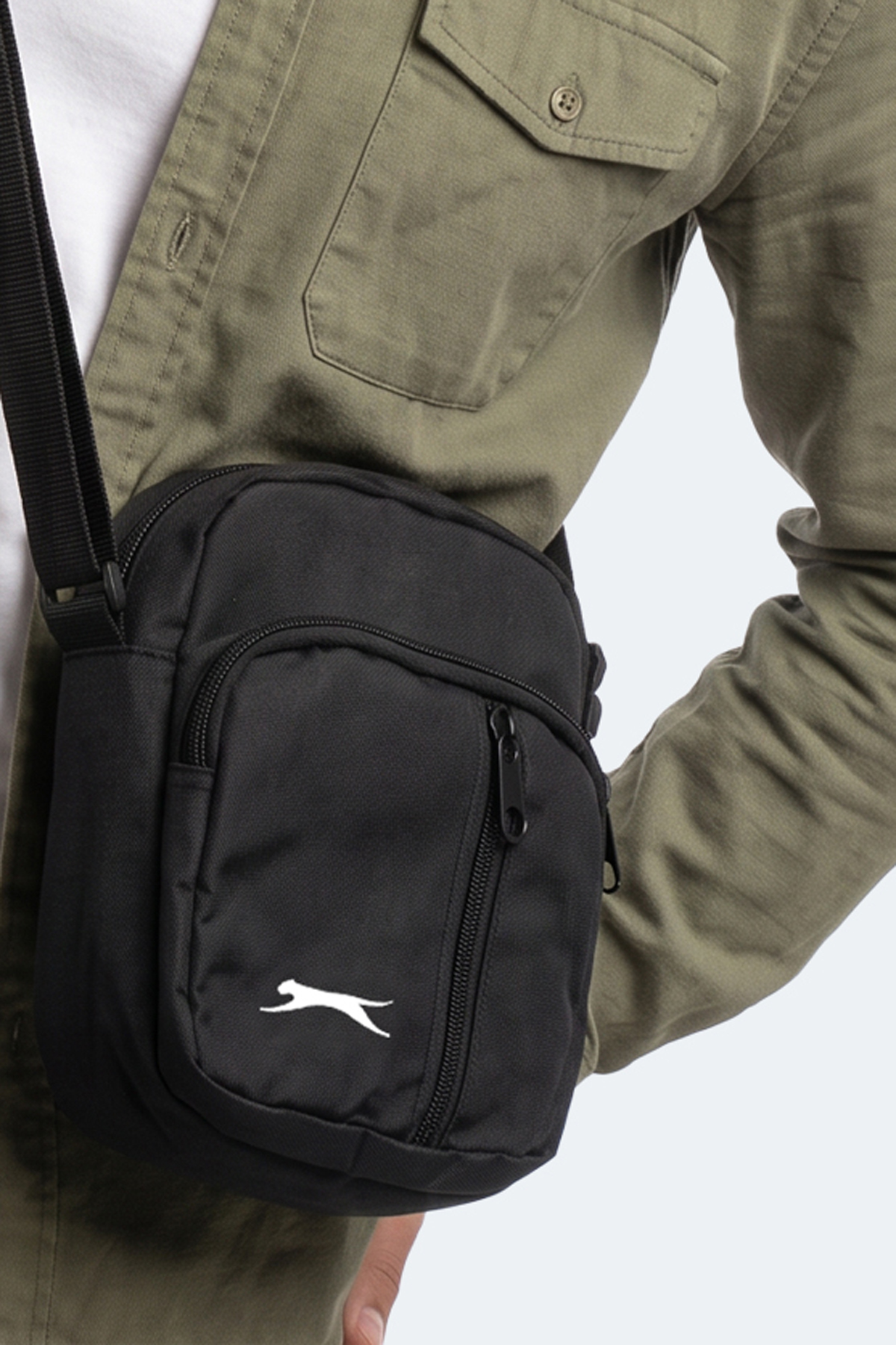 SLAZENGER GUMICA Unisex Siyah Çapraz Çanta görsel 2