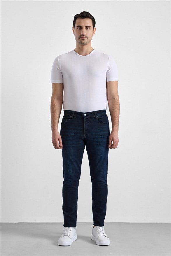 Süvari Lacivert Denim Pantolon