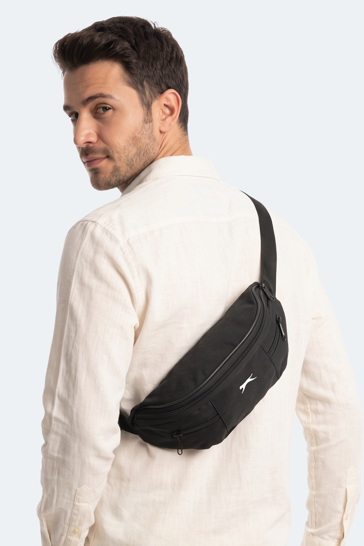 SLAZENGER GOMIR Unisex Siyah Bel Çantası görsel 5