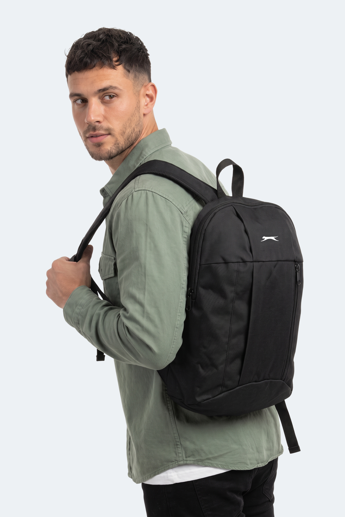 SLAZENGER GLOW Unisex Siyah Sırt Çantası görsel 4