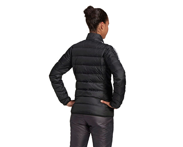 Adidas W Ess Down Jkt Kadın Günlük Mont GH4593 Siyah görsel 5