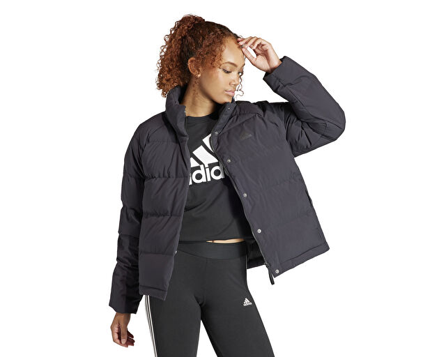 Adidas W Helionic Rlx Kadın Günlük Mont HY3939 Gri görsel 4