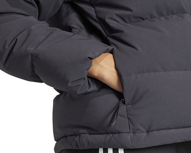 Adidas W Helionic Rlx Kadın Günlük Mont HY3939 Gri görsel 7