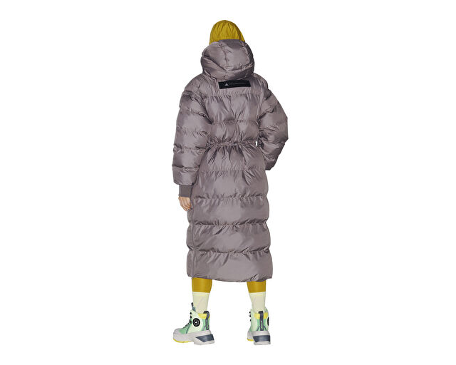 Adidas Asmc Long Puffa Kadın Günlük Mont IT5737 Kahverengi görsel 7