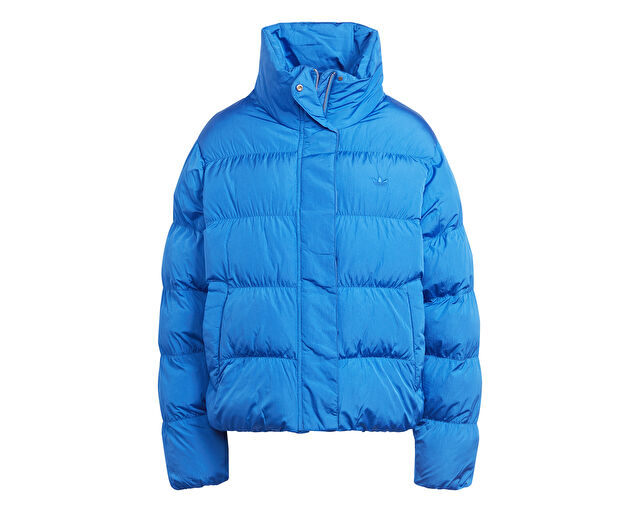Adidas Short Vegan Jkt Kadın Günlük Vegan Dolgulu Mont IJ8234 Mavi