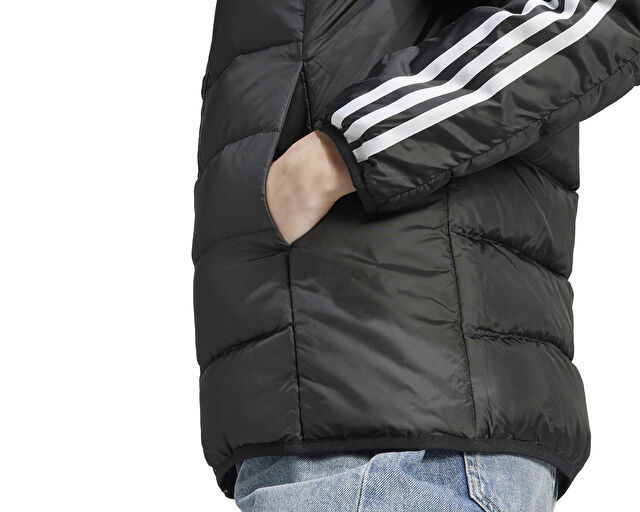 Adidas W Ess 3S L D J Kadın Günlük Mont HZ5726 Siyah görsel 6